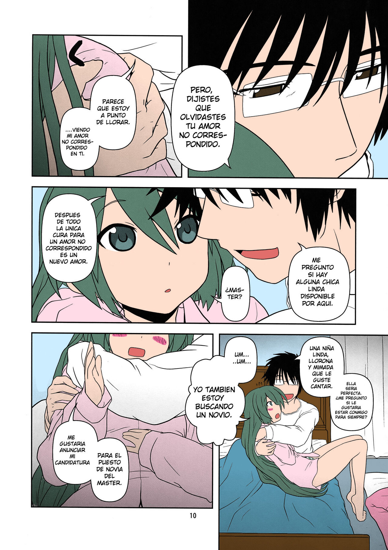 (COMIC1☆4) [Credit (Akikan)] Hatsu Mikku (VOCALOID) [Spanish] [Digital Lover Action Fansub] [Colorized] 图片编号 9