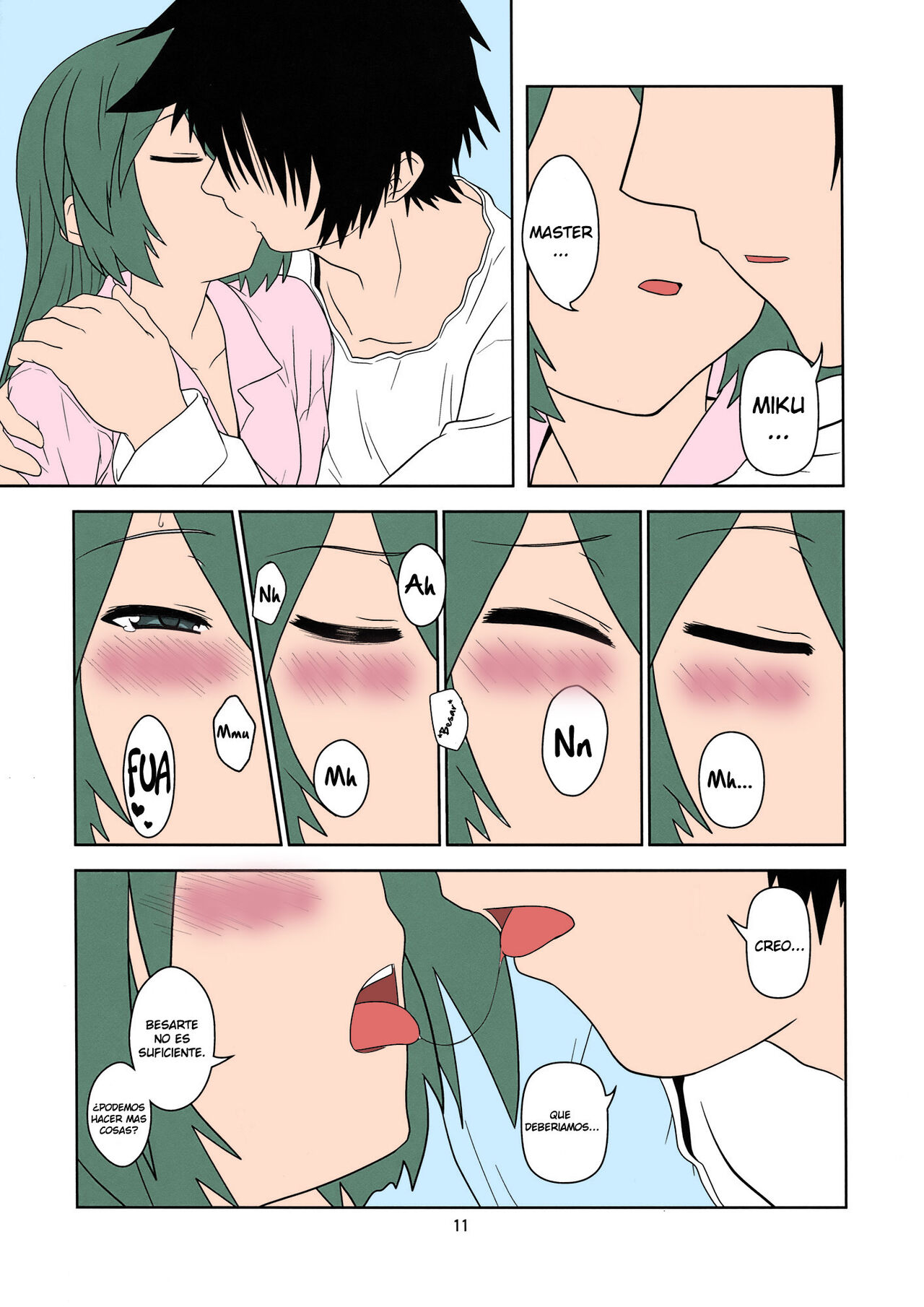 (COMIC1☆4) [Credit (Akikan)] Hatsu Mikku (VOCALOID) [Spanish] [Digital Lover Action Fansub] [Colorized] 图片编号 10