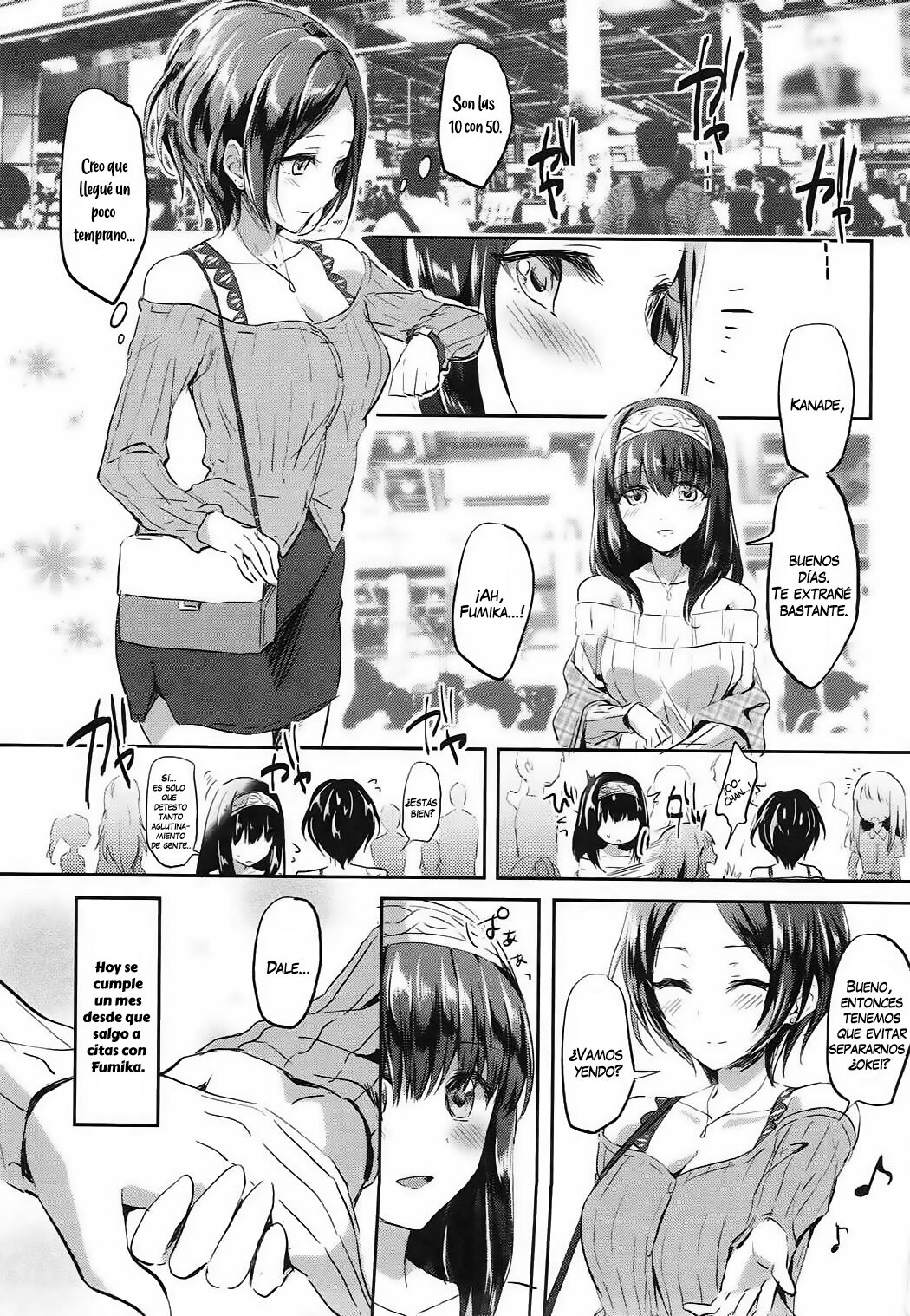 [Jagabata (Kukuri Oimo)] Secret KISS (THE IDOLM@STER CINDERELLA GIRLS) [Spanish] [Nekomi Fans] [2017-09-01] изображение № 2