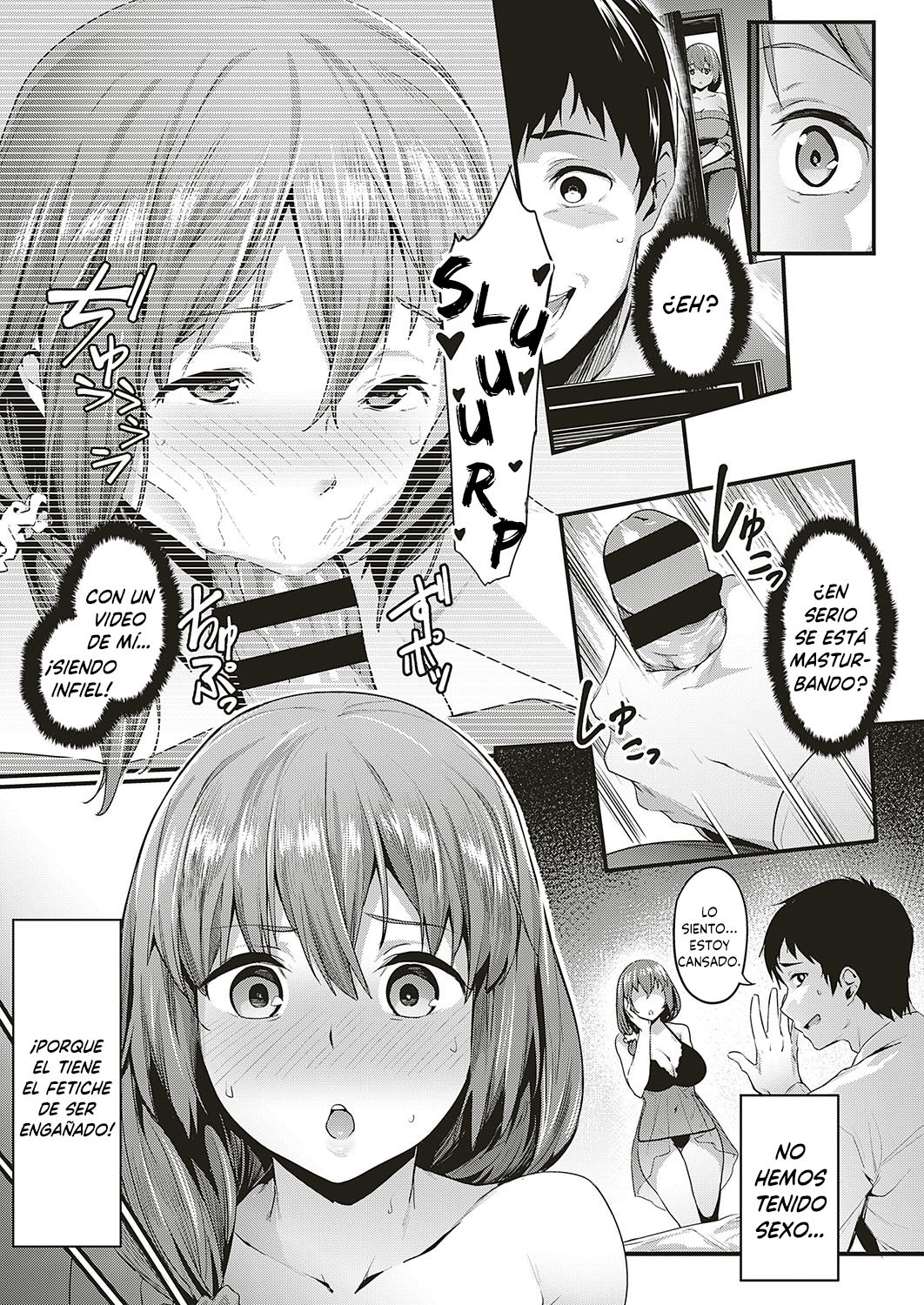 [Aka Seiryuu] Tsukushi Tsuma no NTR Jijou  |  Las circunstancias del engaño de mi esposa (COMIC ExE 17) [Spanish] [SketNatsu] [Digital] image number 7