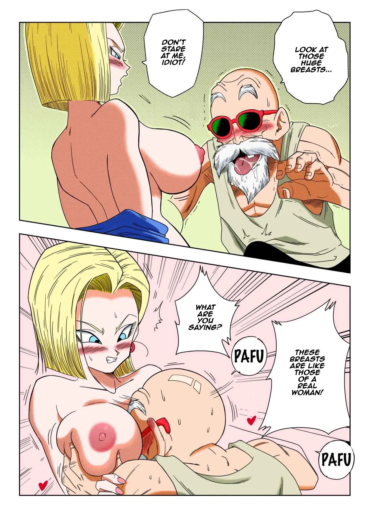 [Yamamoto] Android 18 vs Master Roshi (Dragon Ball Z) [English] [Decensored] imagen número 7