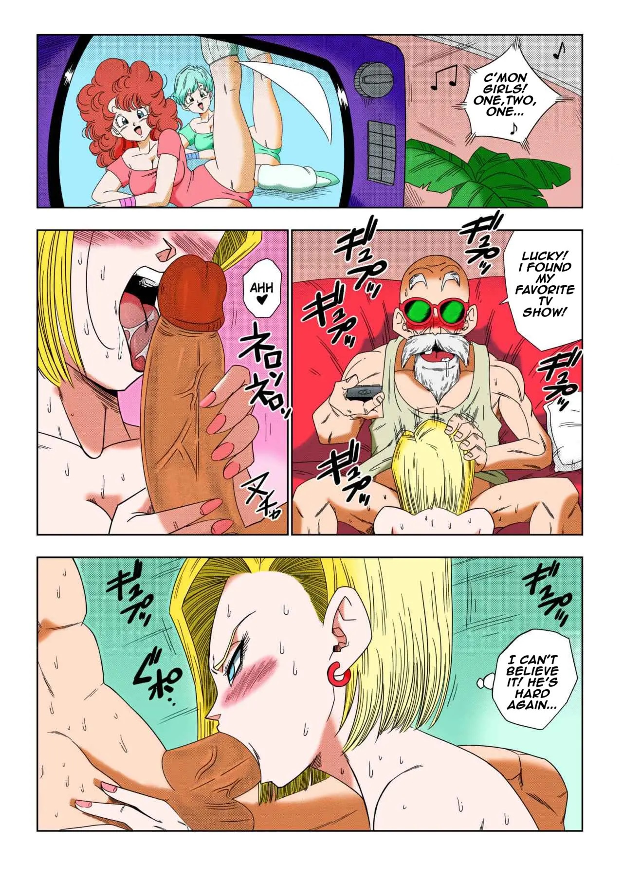 [Yamamoto] Android 18 vs Master Roshi (Dragon Ball Z) [English] [Decensored] imagen número 23