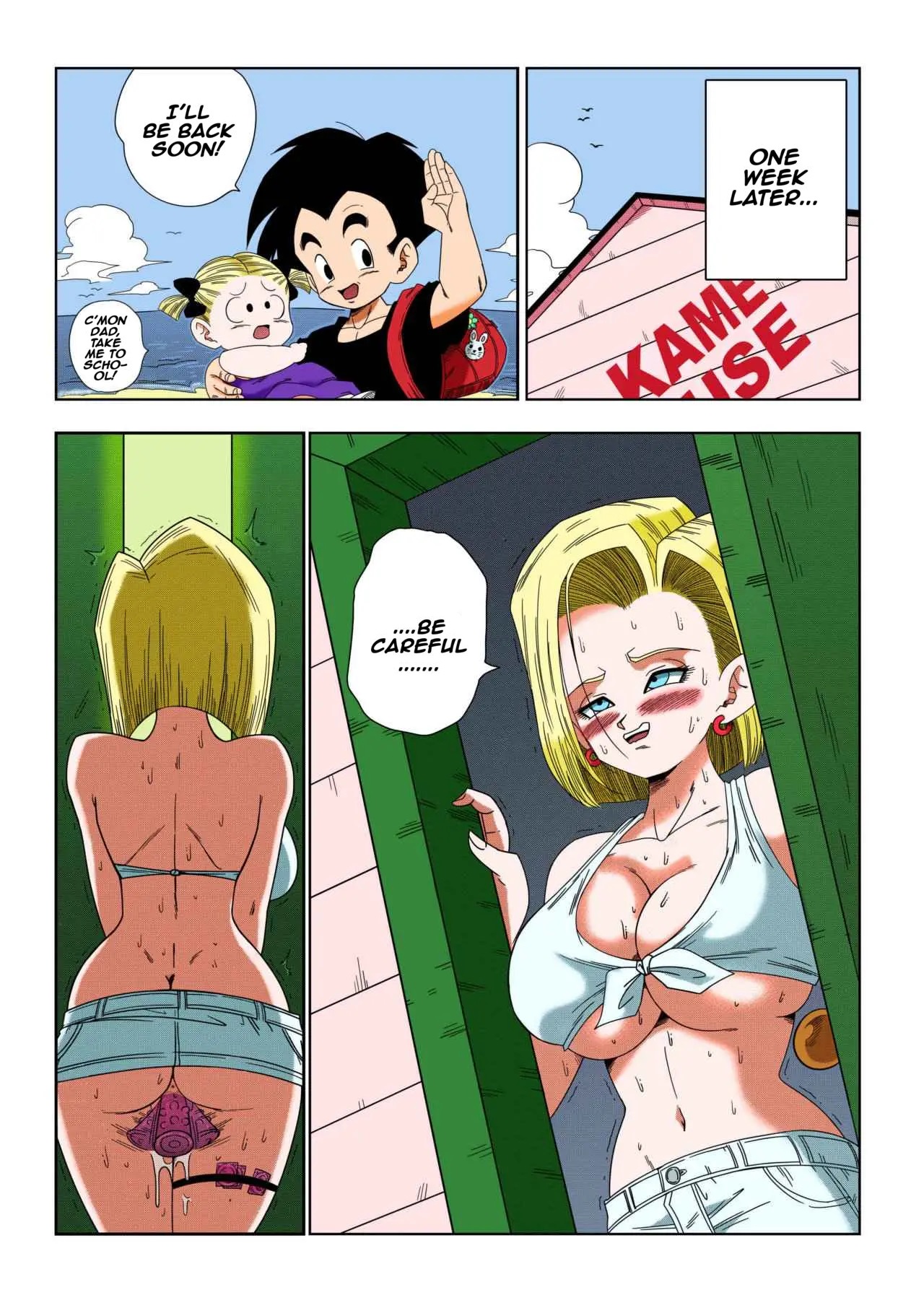 [Yamamoto] Android 18 vs Master Roshi (Dragon Ball Z) [English] [Decensored] imagen número 29