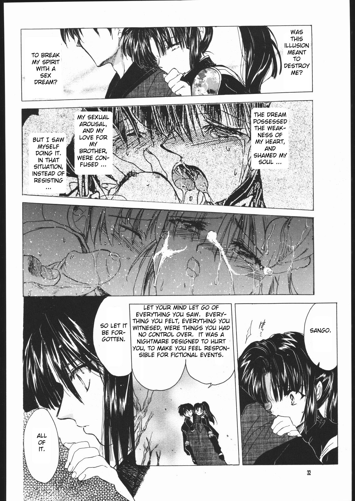 (C60) [Toko-ya (HEIZO, Kitoen)] Muku no Chi o Nagasu Ude | HOW TO SHED THE BLOOD OF INNOCENCE (Inuyasha) [English] [Colorized] 图片编号 30