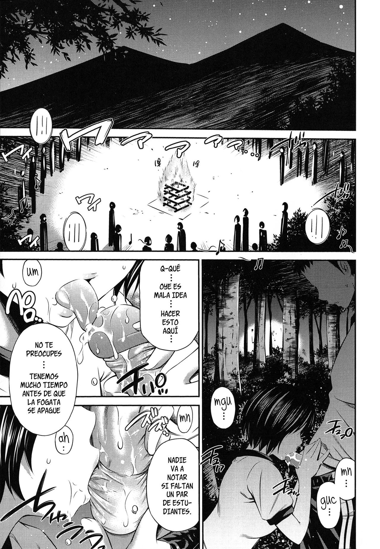 [Sabashi Renya] Rinkan kimodameshi | Kimodameshi en el bosque (Gokubuto Insert) [Spanish][Decensored][Harenchi no Fansub] première image