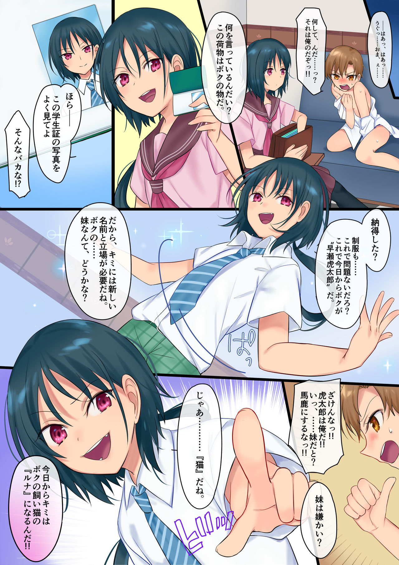 [Gozen Shichiji no Awase Kagami (kagami0235, Hiiragi Popura)] Akuma no Aigan Pet ~Zetsubou no Mesu-ka Seisai!!~ 图片编号 11