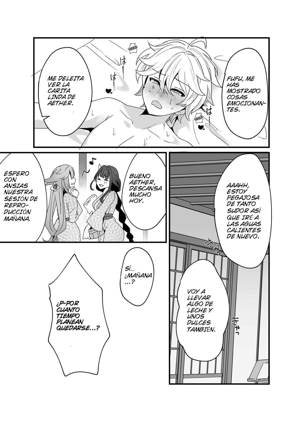 [Maruanzutei (Maruco)] Inazuma Shippori Onsen Kyuuka (Genshin Impact)  [Spanish] numero di immagine  28