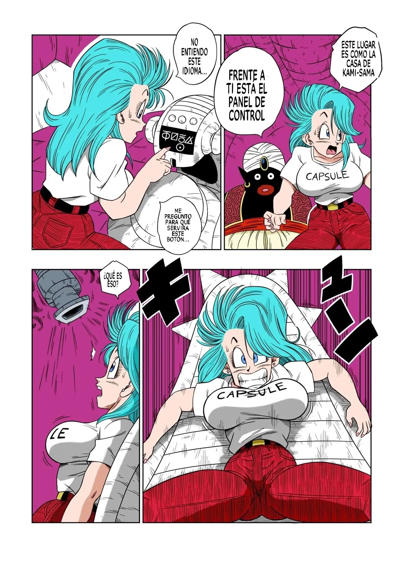 [Yamamoto] Dagon Ball - Bulma Meets Mr. Popo - Sex Inside the Mysterious Spaceship [Spanish] (decensored) image number 5