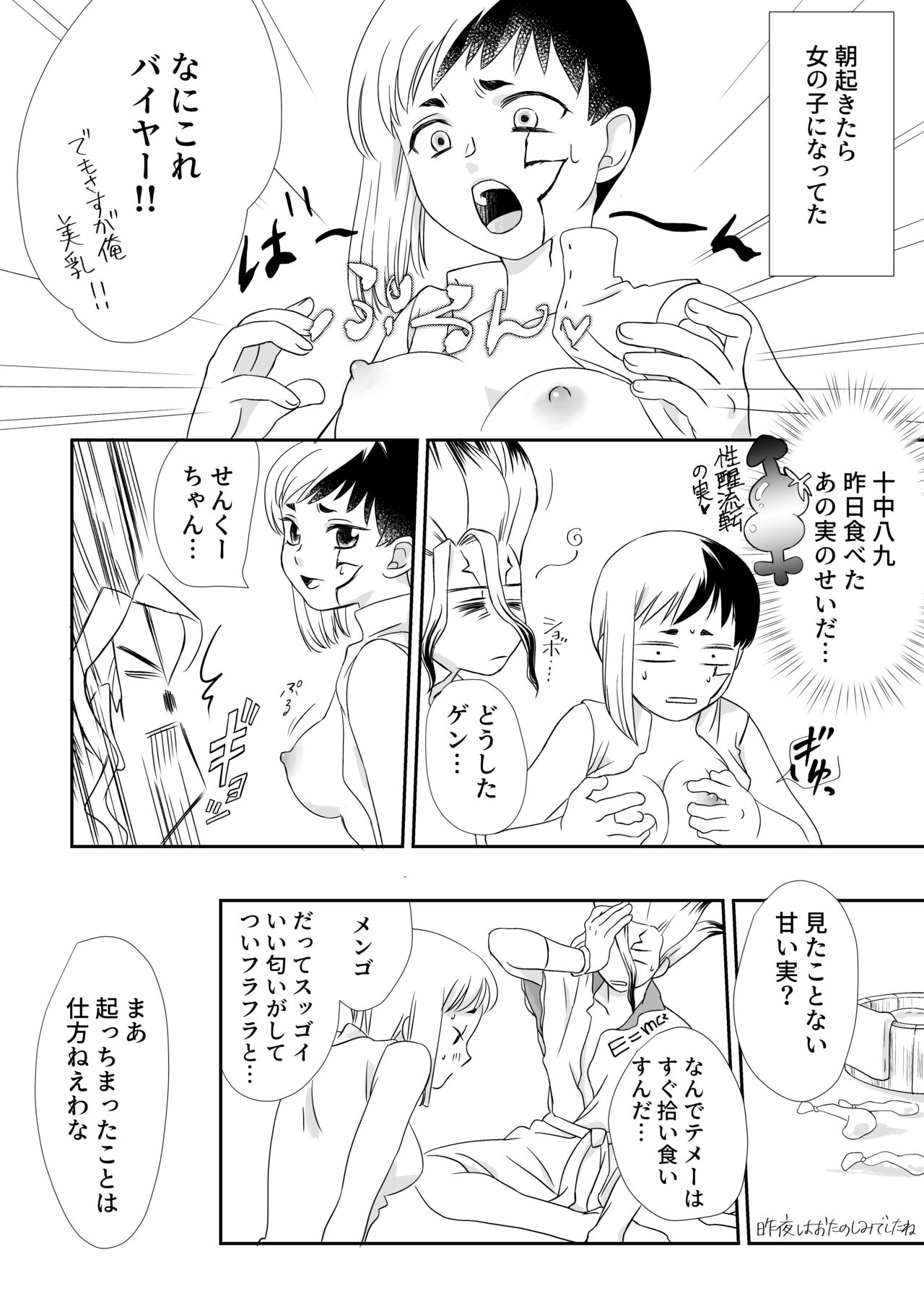 [オクト (ペペ2)] 千ゲ後天性女体化アンソロジー (Dr.STONE) [DL版] 2eme image