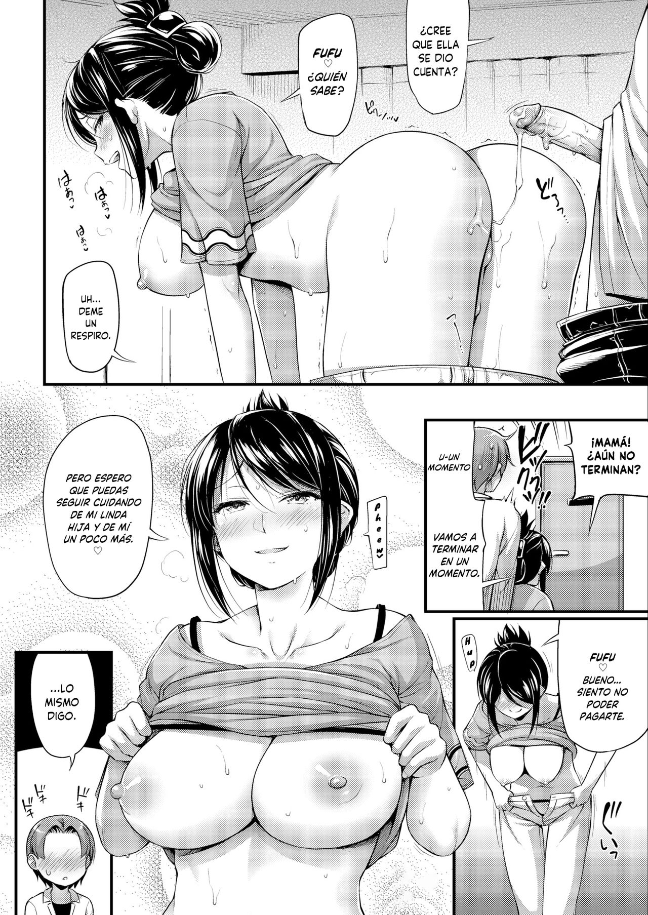 [Noise] Beit Saki no Oku-san | La Ama de Casa Donde Trabajo (COMIC Kairakuten 2019-09) [Spanish] [NekoCreme] [Digital] изображение № 16