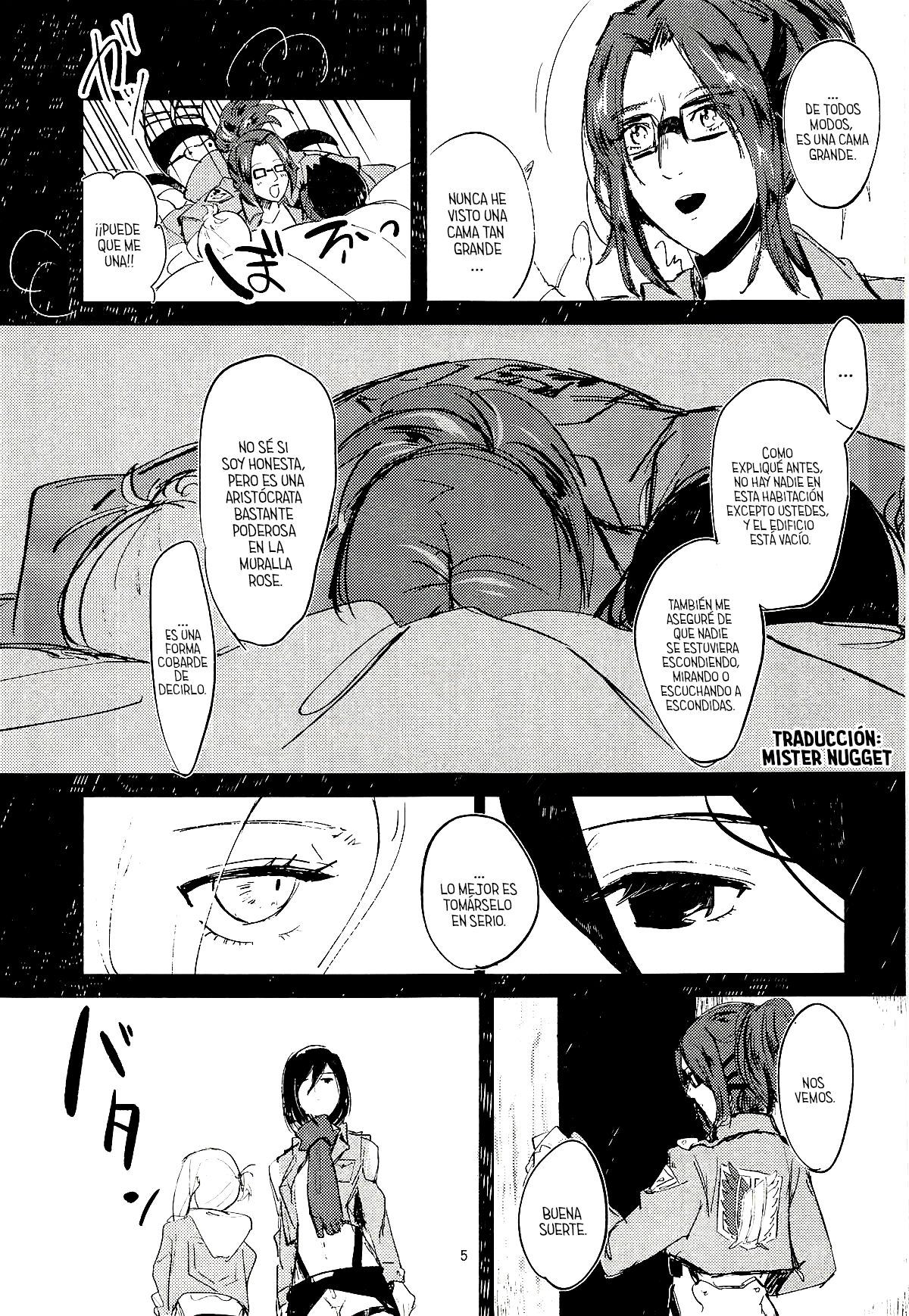 (Dai 15 Kai Hekigai Chousa Haku) [PHENOMENA (Dai Pippy)] Guinea Pig | Conejillas de indias (Shingeki no Kyojin) [Spanish] [Mister Nugget] 4eme image