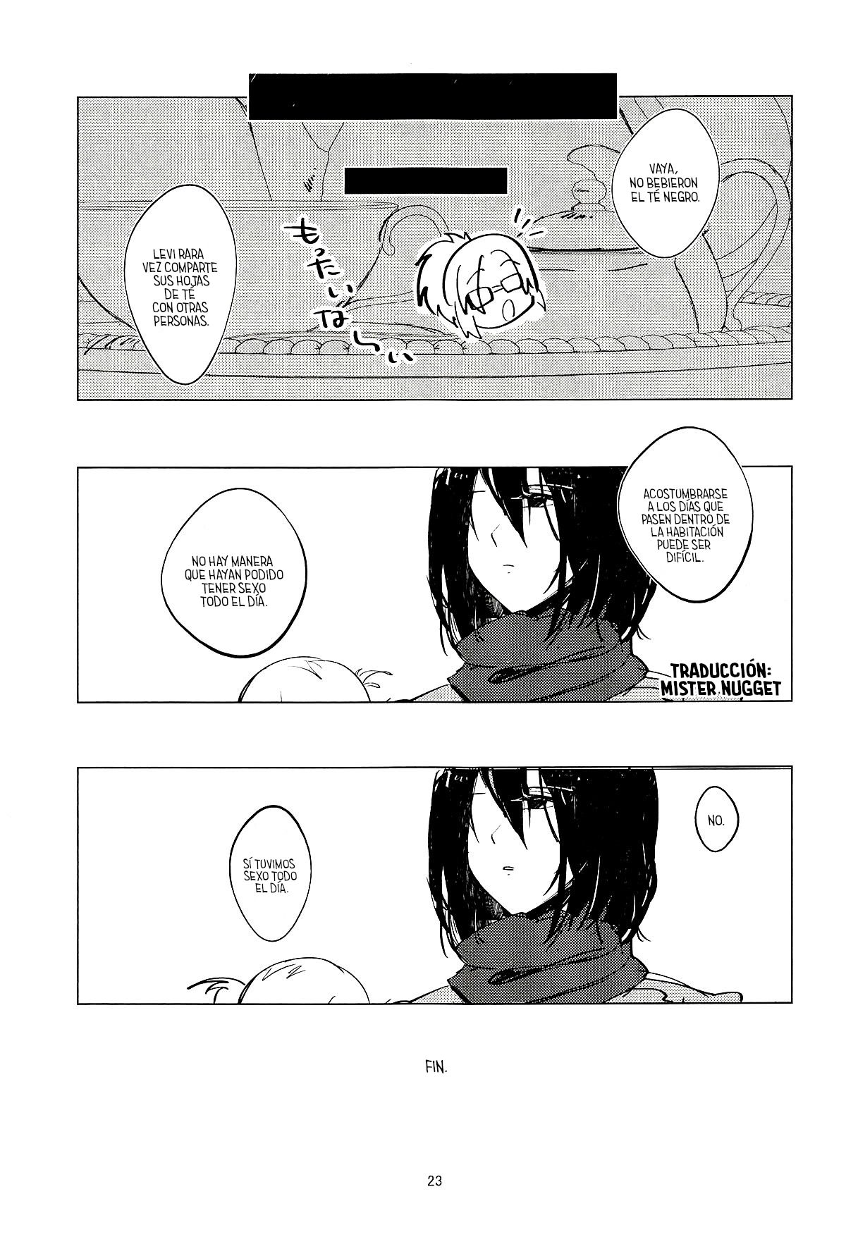 (Dai 15 Kai Hekigai Chousa Haku) [PHENOMENA (Dai Pippy)] Guinea Pig | Conejillas de indias (Shingeki no Kyojin) [Spanish] [Mister Nugget] 22eme image