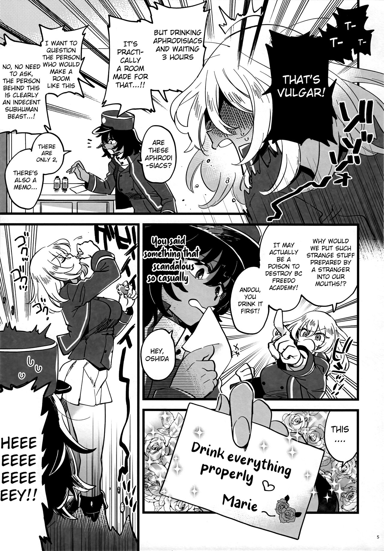 [Sonotaozey (Yukataro)] Tojikomerarete Kusuri Nonde Sorekara no Aida (Girls und Panzer) [English] [Raknnkarscans] 图片编号 4