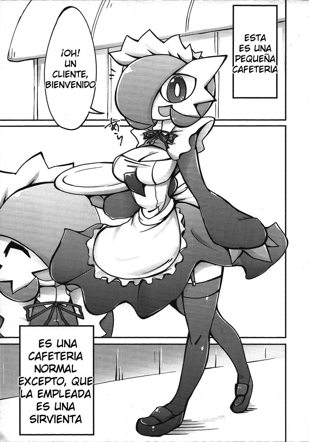 (C90) [Metallic Steel (Ikanomaru)] Suteki na Maid-san no Ura Menu (Pokémon) [Spanish] [olimpo no fansub (Remaster)] image number 3