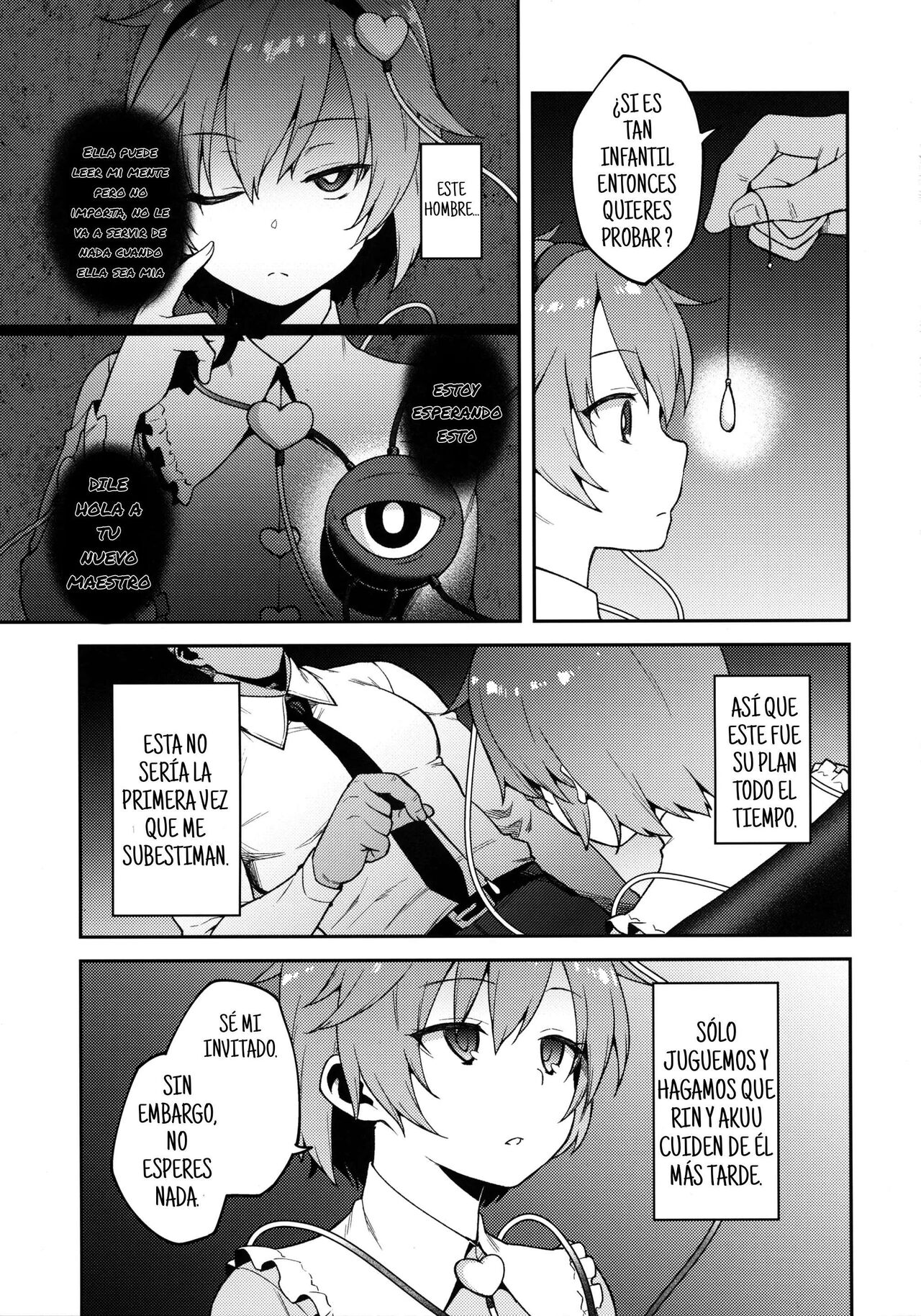(Reitaisai 15) [Hirojuu Renshuuchou (Hiroya)] Pet Satori (Touhou Project) [Spanish] 4eme image