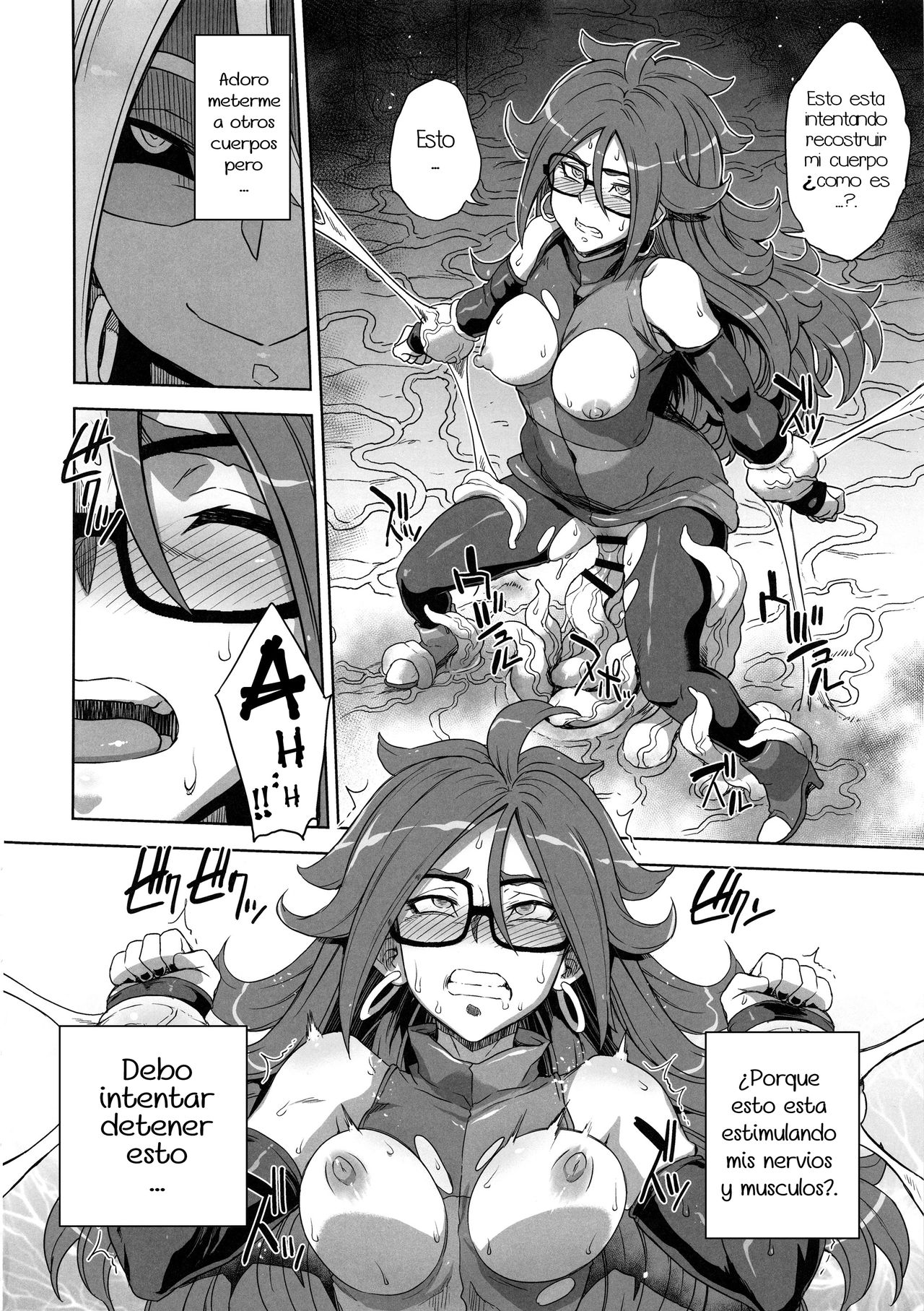 (C94) [Choujikuu Yousai Kachuusha (Denki Shougun)] 21-gou Kaizou Keikaku | Android 21’s Remodeling Plan (Dragon Ball FighterZ) [Spanish] [Amaterasu] numero di immagine  3