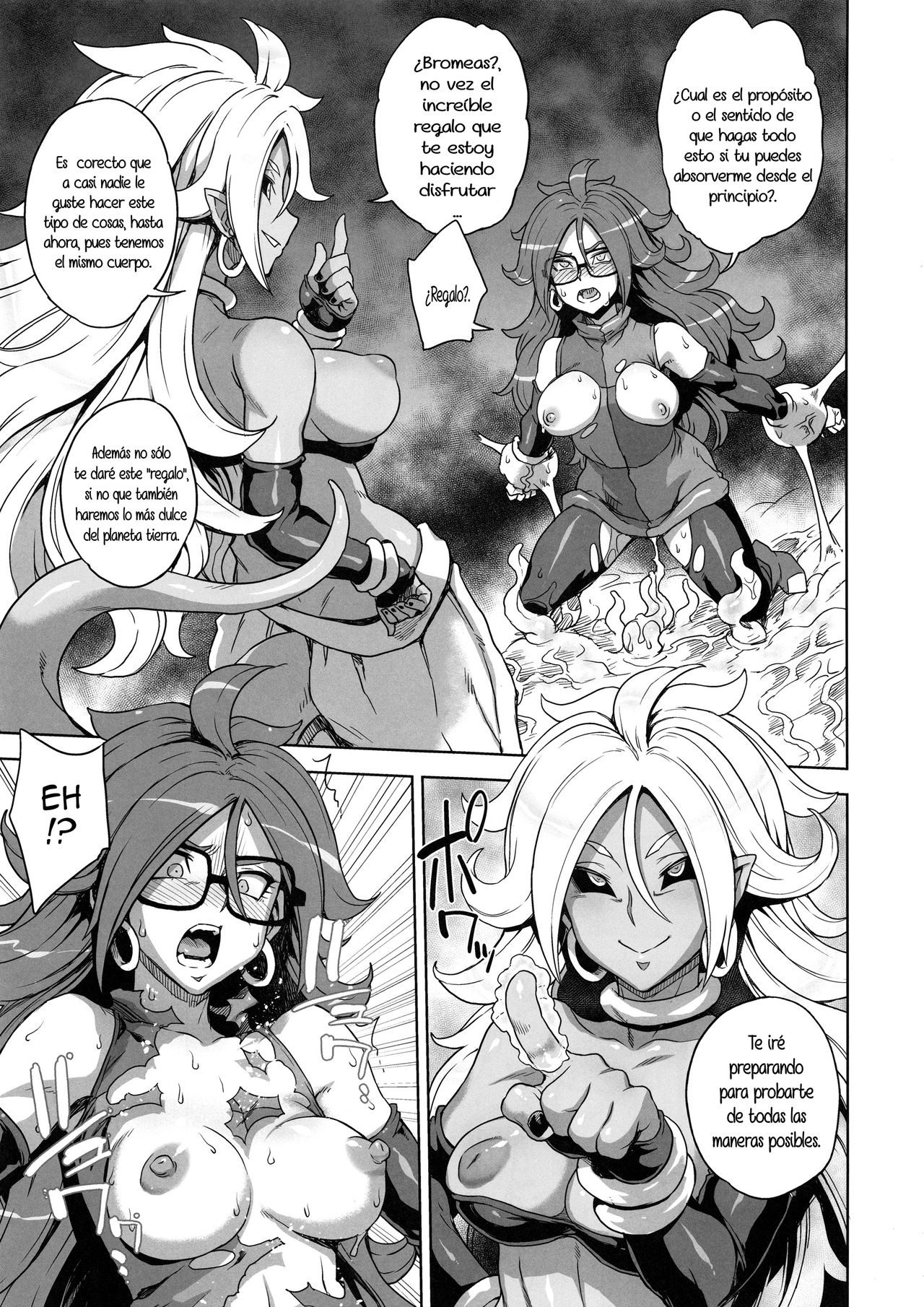 (C94) [Choujikuu Yousai Kachuusha (Denki Shougun)] 21-gou Kaizou Keikaku | Android 21’s Remodeling Plan (Dragon Ball FighterZ) [Spanish] [Amaterasu] numero di immagine  12