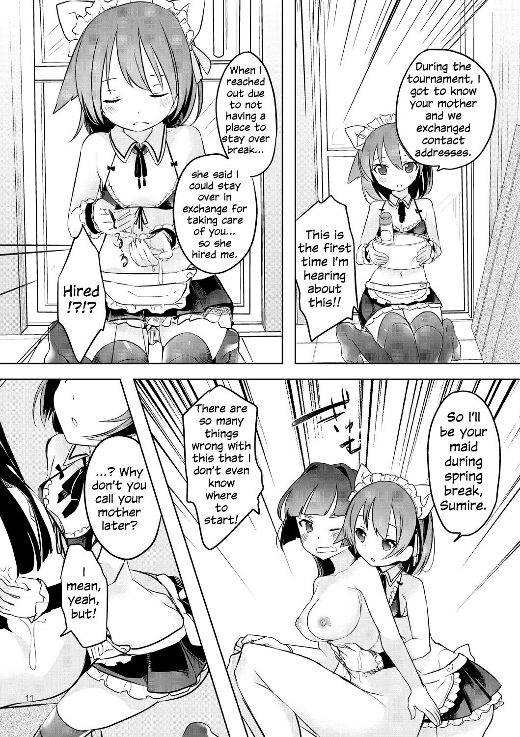 [pm02_00 (Wakadori Nikomi)] Teru to Kyuujitsu | Teru and Her Break (Saki) [English] [Uselessbian Translations] 이미지 번호 11