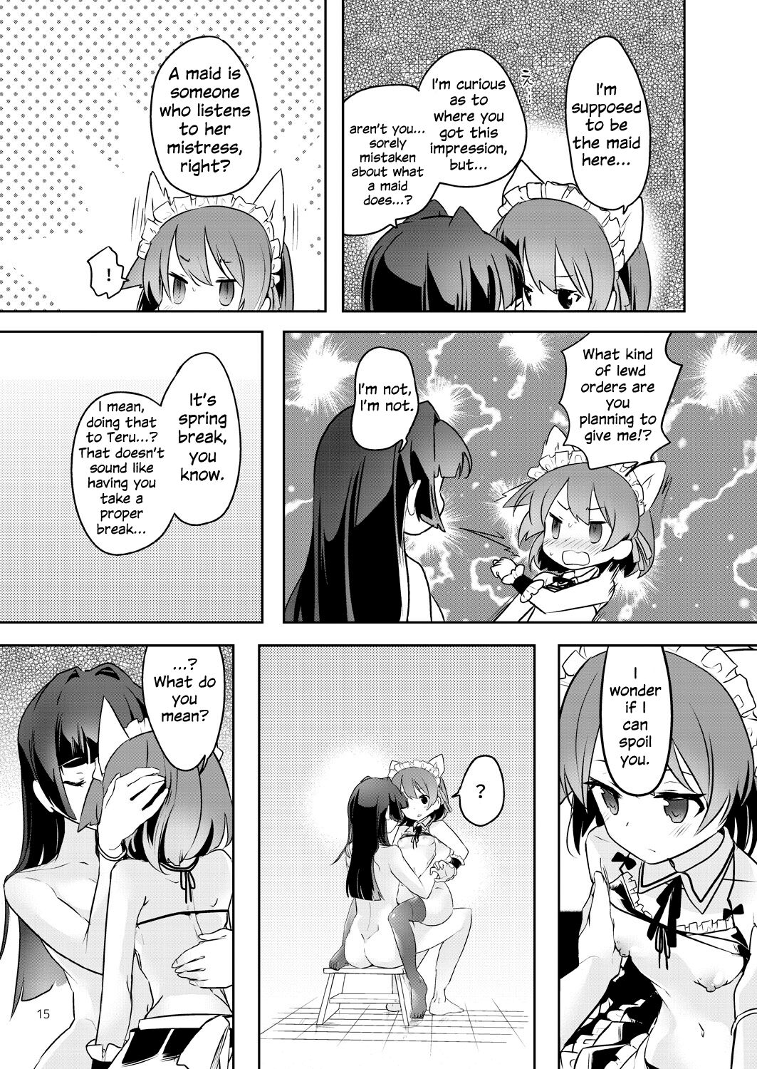 [pm02_00 (Wakadori Nikomi)] Teru to Kyuujitsu | Teru and Her Break (Saki) [English] [Uselessbian Translations] imagen número 15