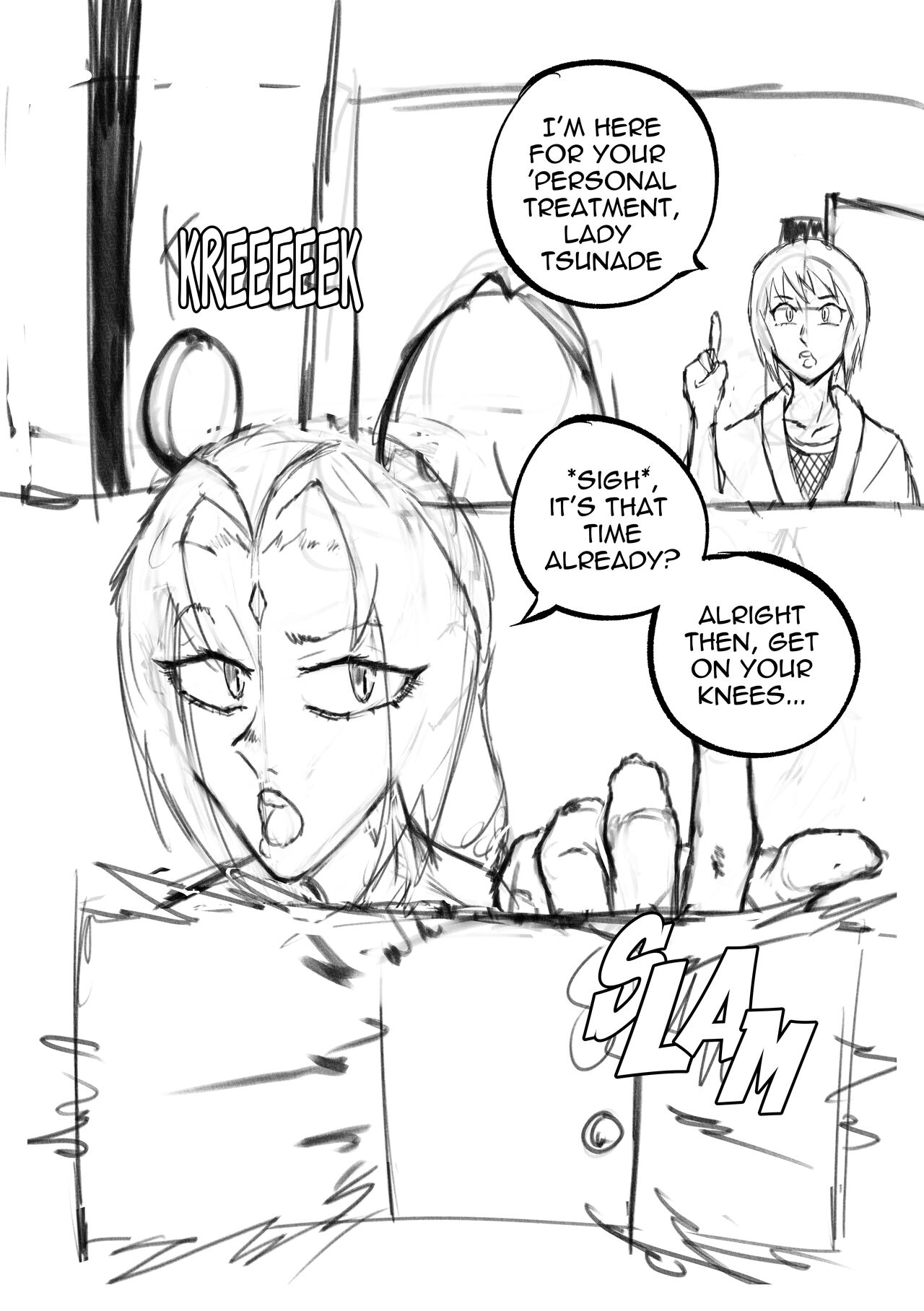 Tsunade's assistance WIP première image