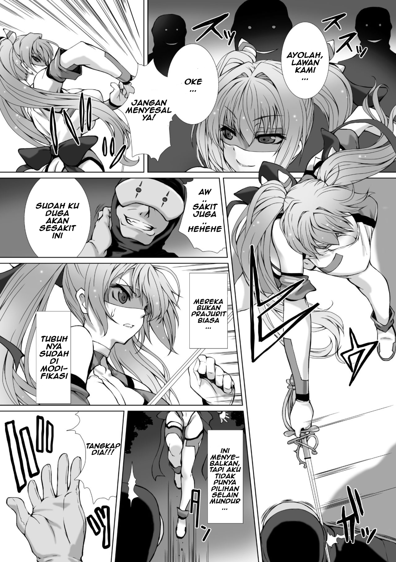 [Takahama Tarou] Hengen Souki Shine Mirage THE COMIC EPISODE1 (Seigi no Heroine Kangoku File Vol. 1) [Indonesian] [Kuroasu Translation] [Digital] imagen número 4