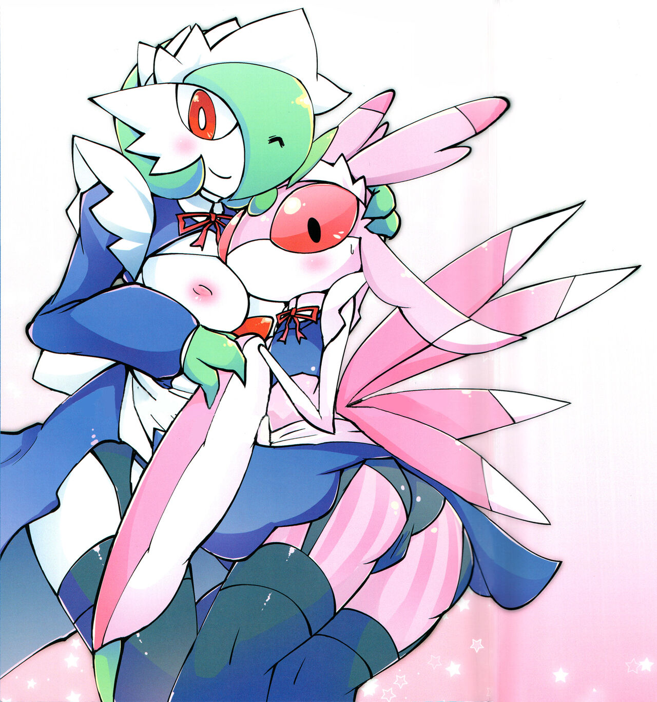 (C91) [Metallic Steel (Ikanomaru)] Maid-san to Hanakamakiri-san no Ongaeshi (Pokémon) [Spanish] [olimpo no fansub (Remaster)] image number 2