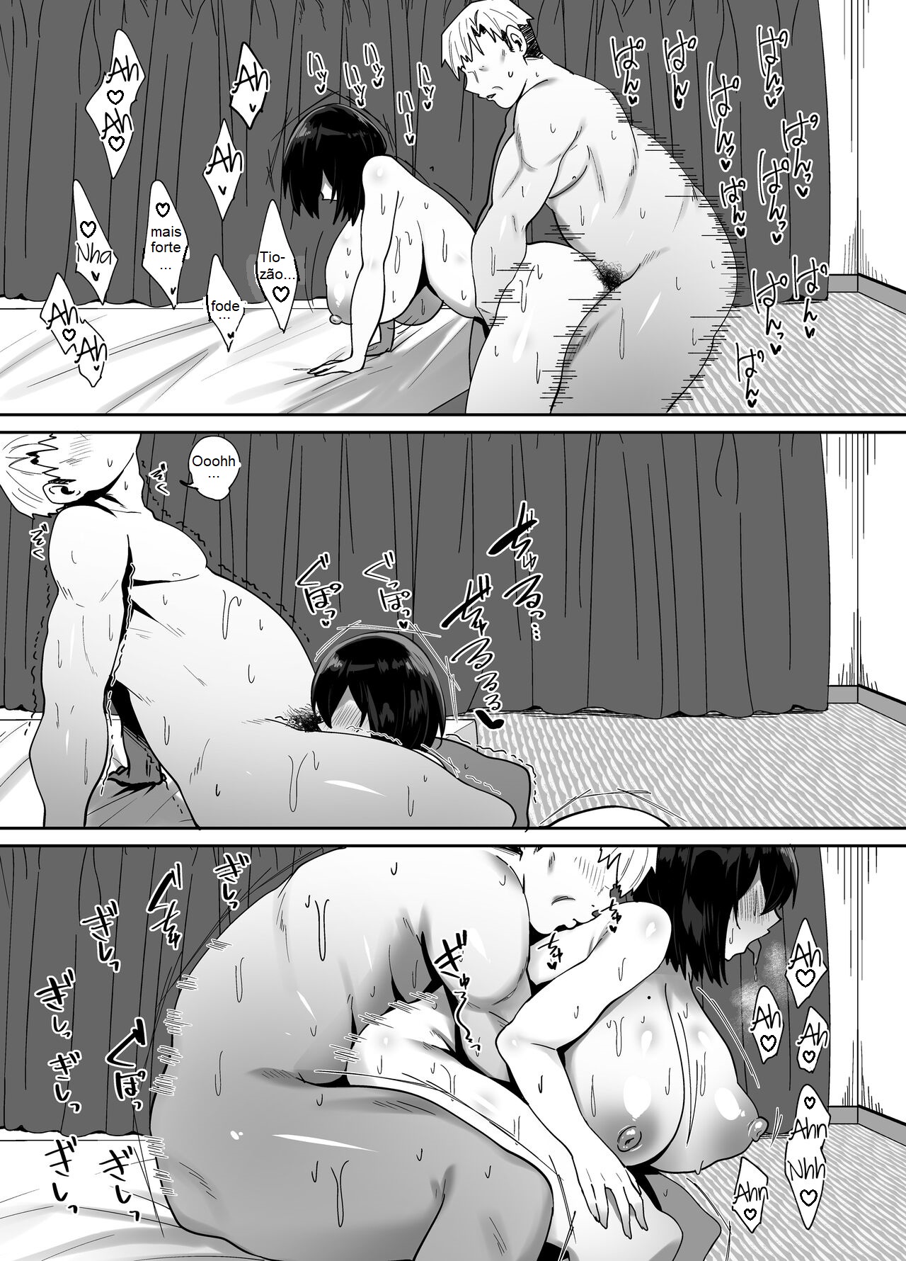 [Beruennea (skylader)] Rental Netori Oji-san [Portuguese-BR] image number 26