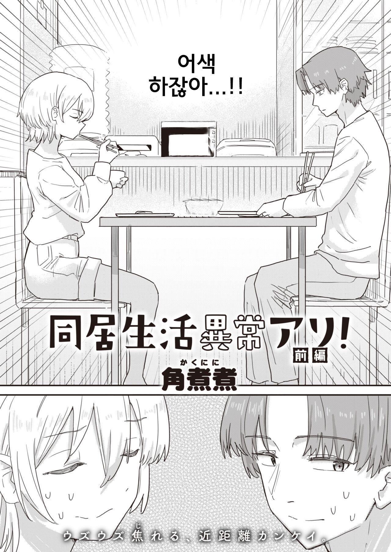[Kakuninii] Doukyo Seikatsu Ijou Ari! | Abnormal Cohabitation!  [korean] imagen número 2