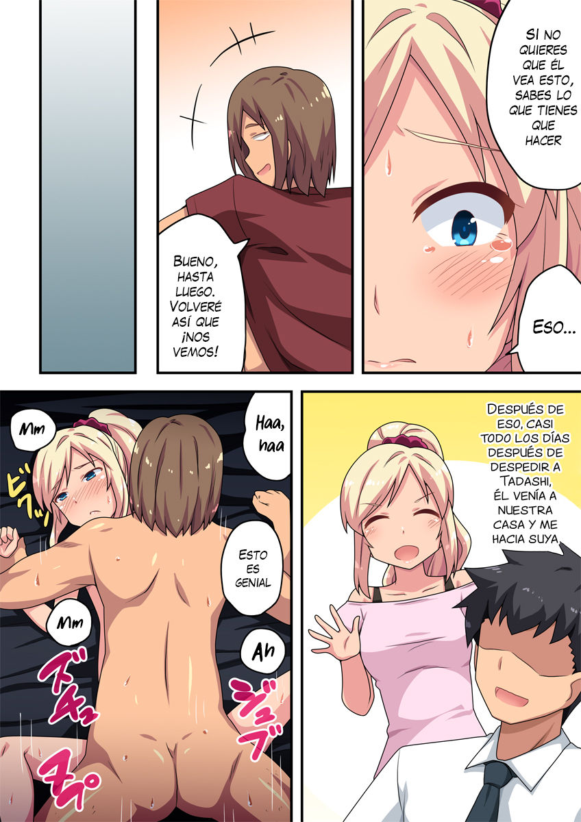 [Fukurou Naru Tori] Moto Gal na Tsuma no Motokare | El Ex-novio De Una Esposa Gal [Spanish] [NekoCreme] image number 18
