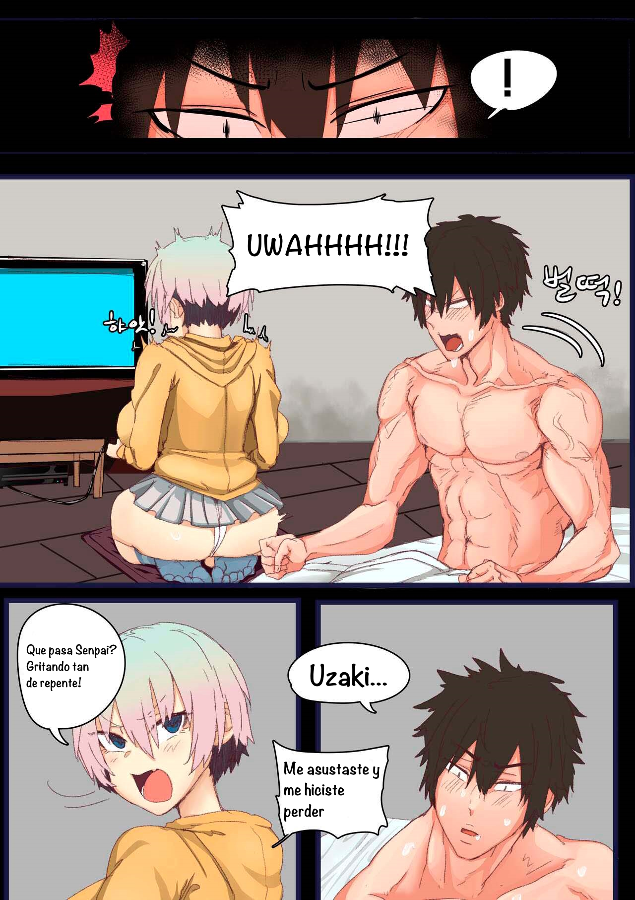 [3000 krw] [La broma de Uzaki-chan al Senpai durmiente] [Uzaki-chan wa Asobitai!] [FumoScan] image number 19