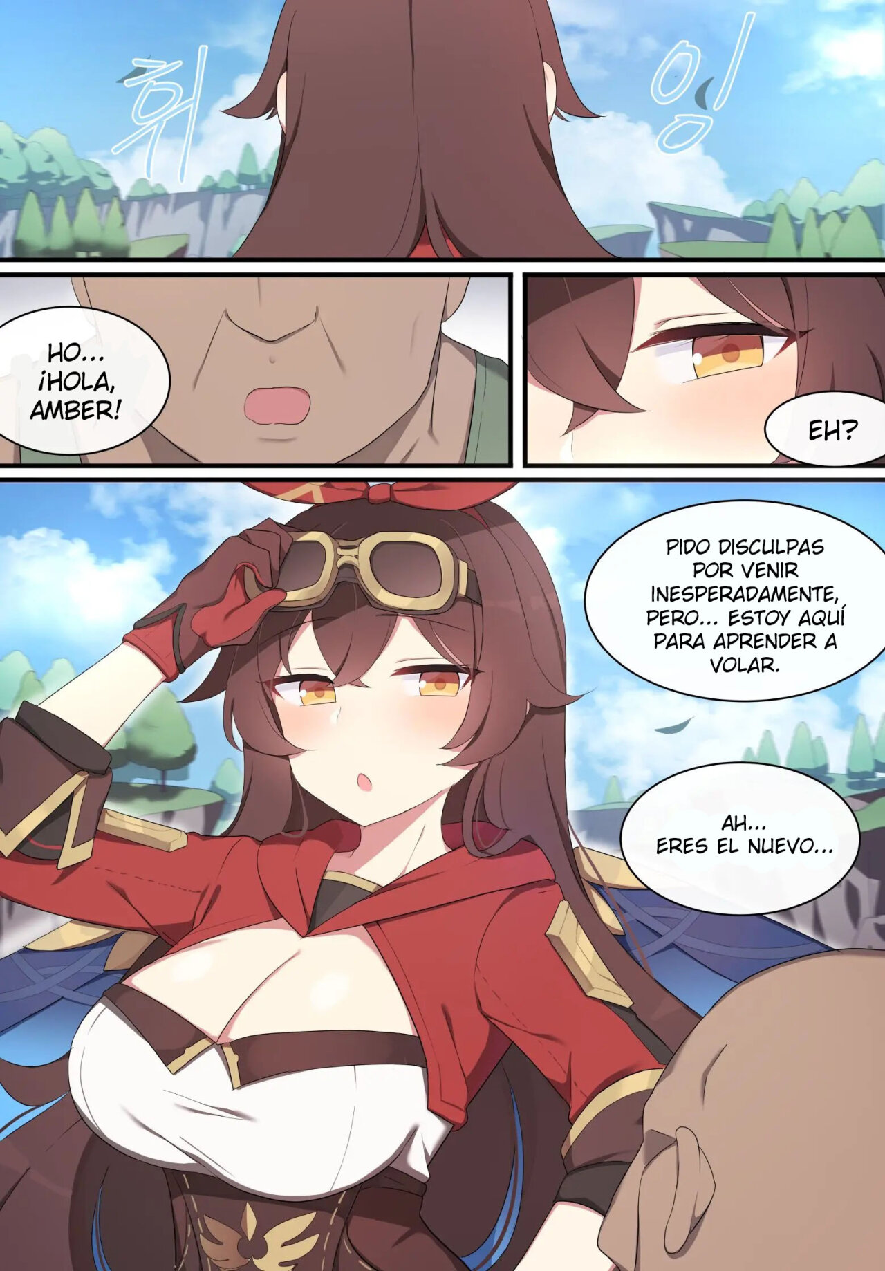 [Poyeop] Amber (Genshin Impact) [Spanish] [Incomplete] image number 1