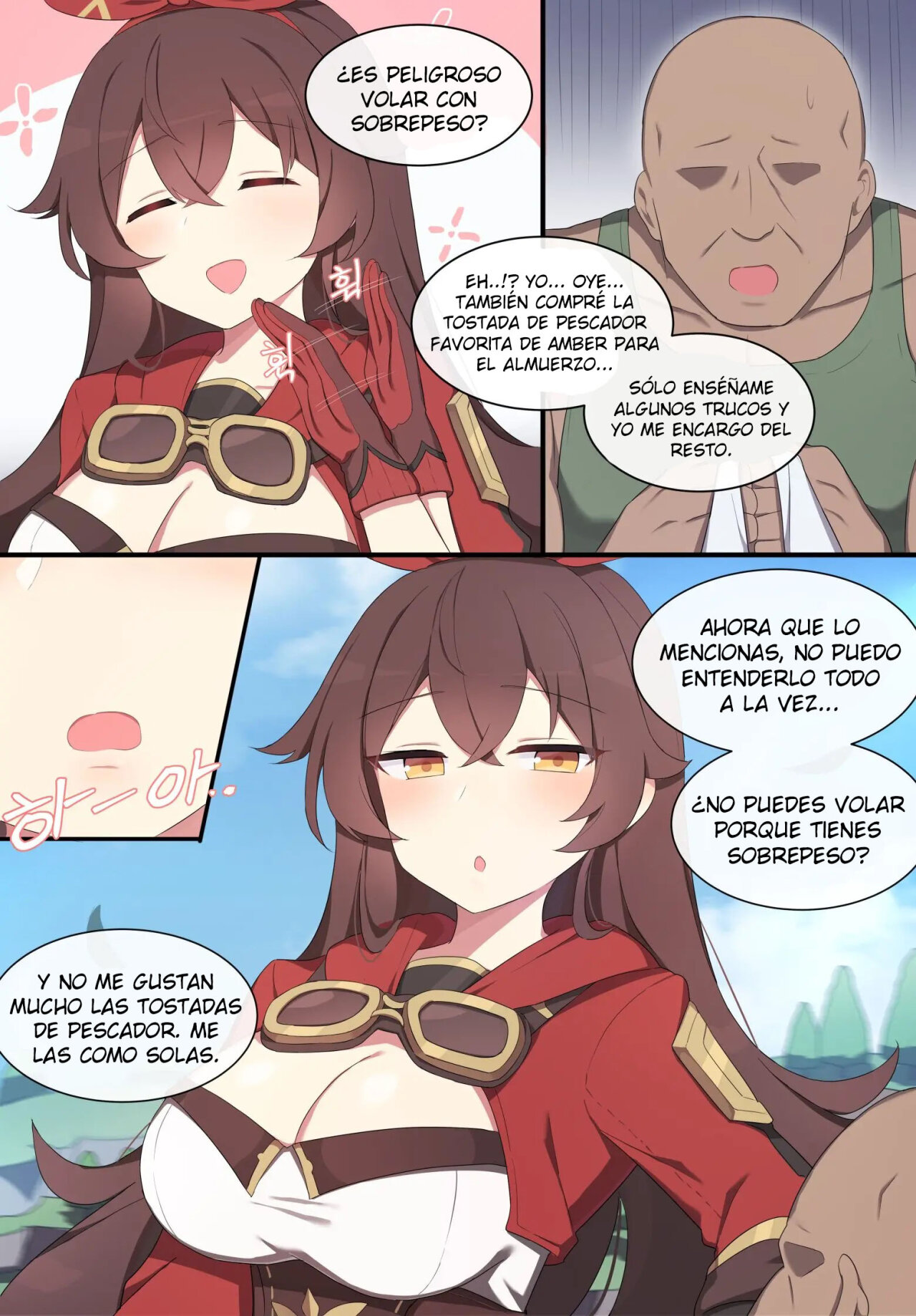 [Poyeop] Amber (Genshin Impact) [Spanish] [Incomplete] image number 2