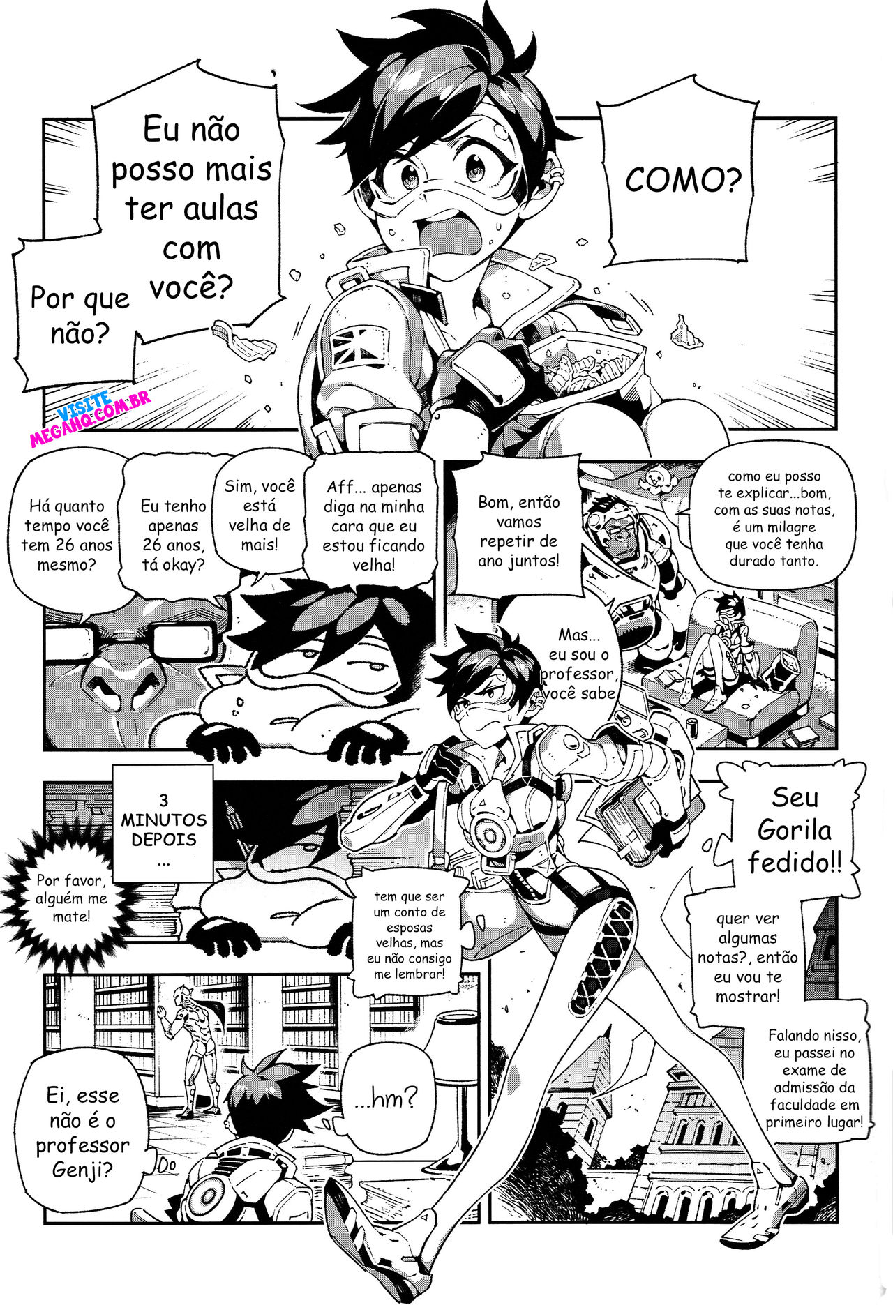 (FF29) [Bear Hand (Fishine, Ireading)] OVERTIME!! OVERWATCH FANBOOK VOL.1 (Overwatch) [Portuguese-BR] 4eme image