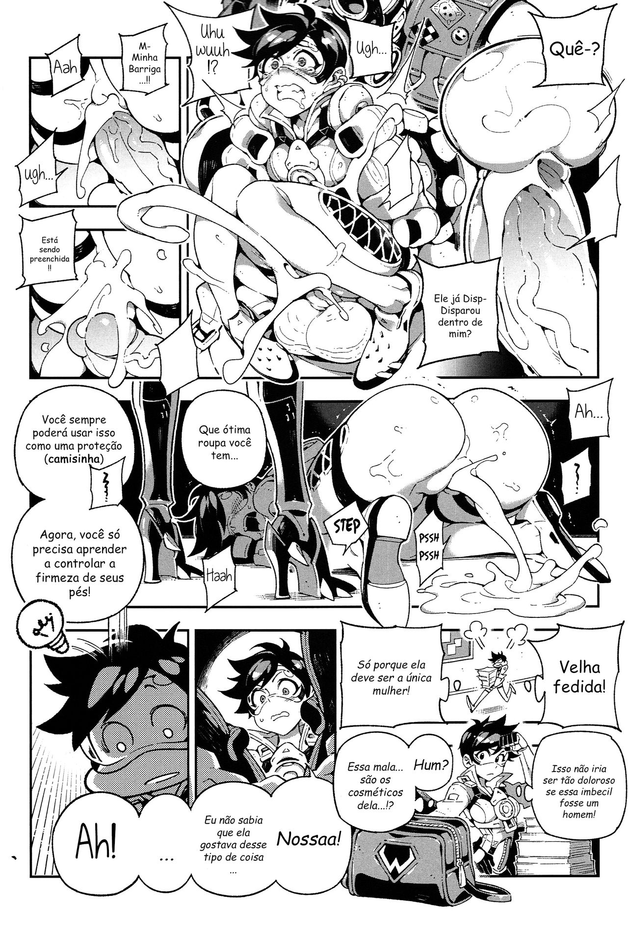 (FF29) [Bear Hand (Fishine, Ireading)] OVERTIME!! OVERWATCH FANBOOK VOL.1 (Overwatch) [Portuguese-BR] 13eme image