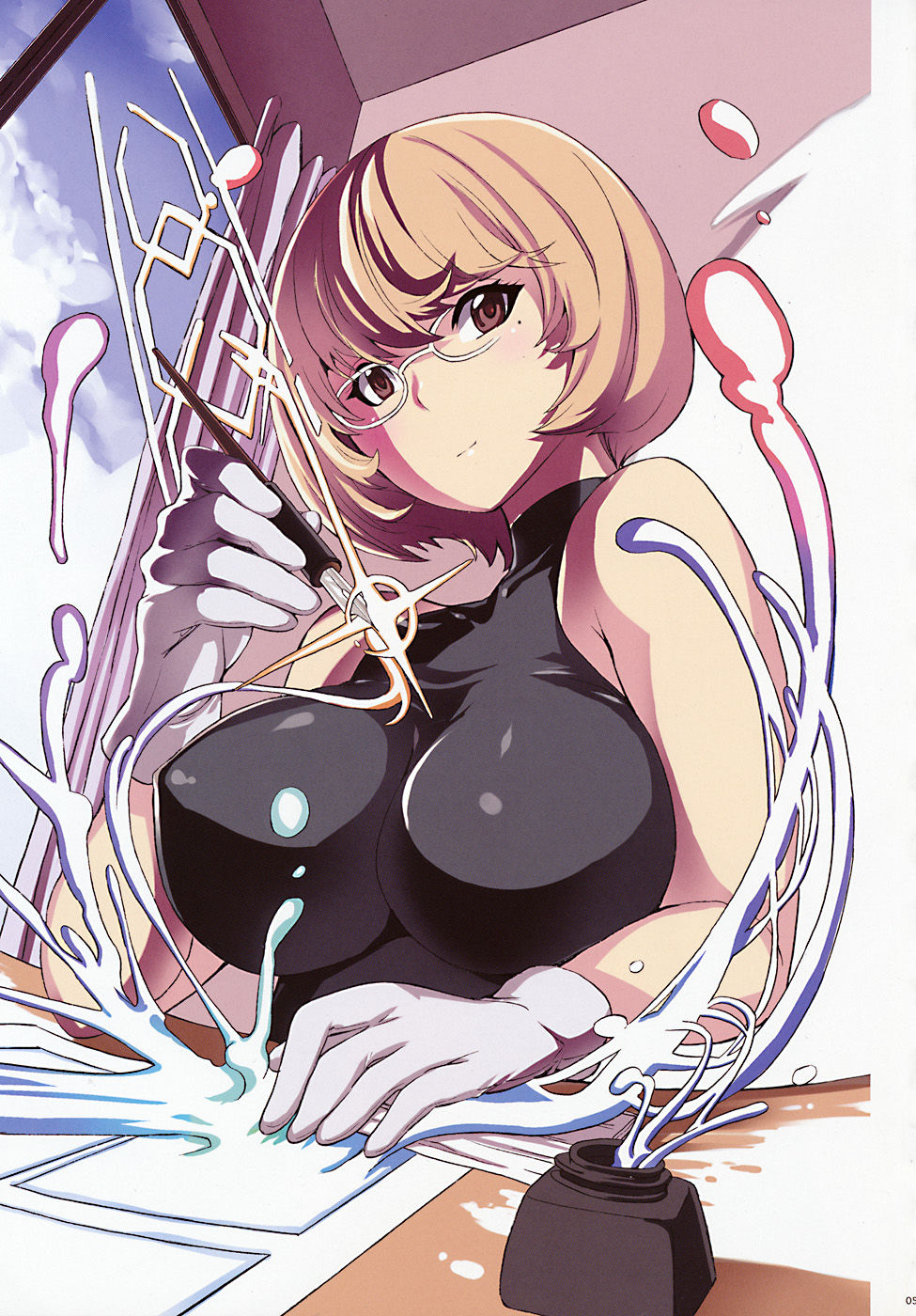 (C78) [Dairiseki (Hakaba)] Nikuyoku Aoki Jou (Bakuman) [Chinese] [夏虫个人汉化] 画像番号 4