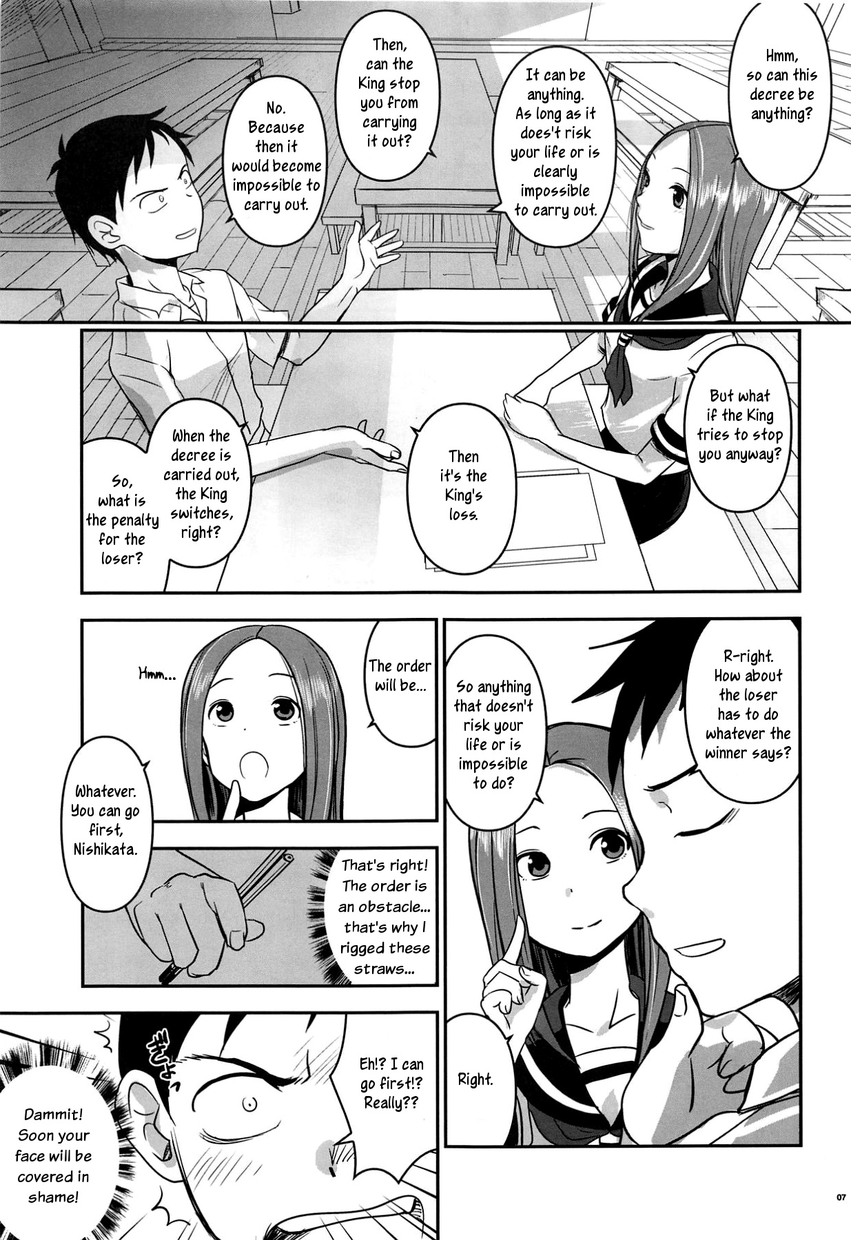 (C95) [Nanashiki (Nanase Masato)] XXXX Jouzu no Takagi-san (Karakai Jouzu no Takagi-san) (English) 이미지 번호 6