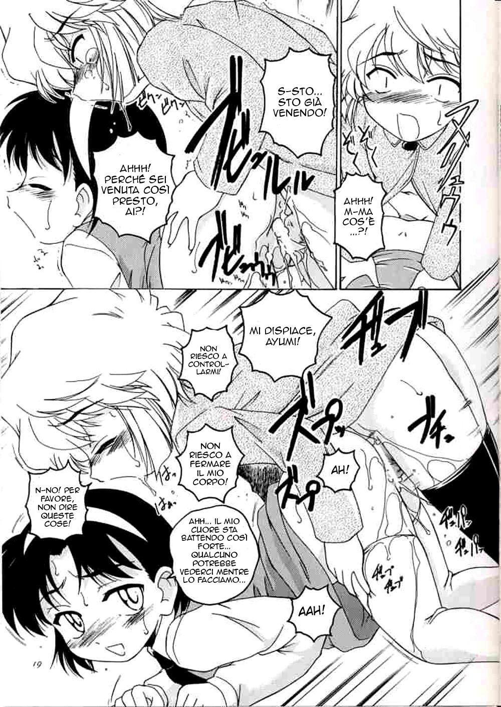 (C63) [Joshinzoku (Wanyanaguda)] Manga Sangyou Haikibutsu 06 (Detective Conan) [italian] 18eme image