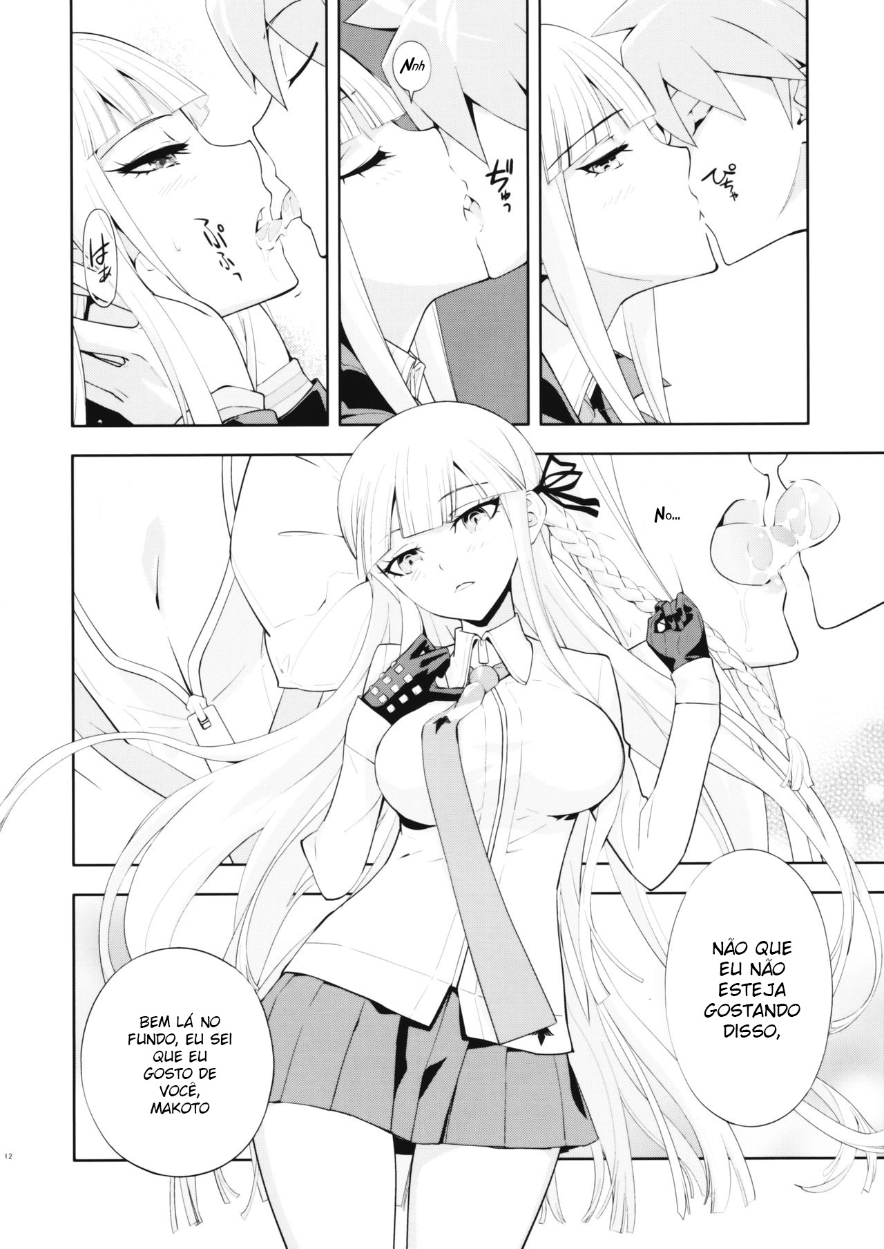 (C93) [Hapoi-Dokoro (Okazaki Takeshi)] accident 2 (Danganronpa) [Portuguese-BR] Bildnummer 11