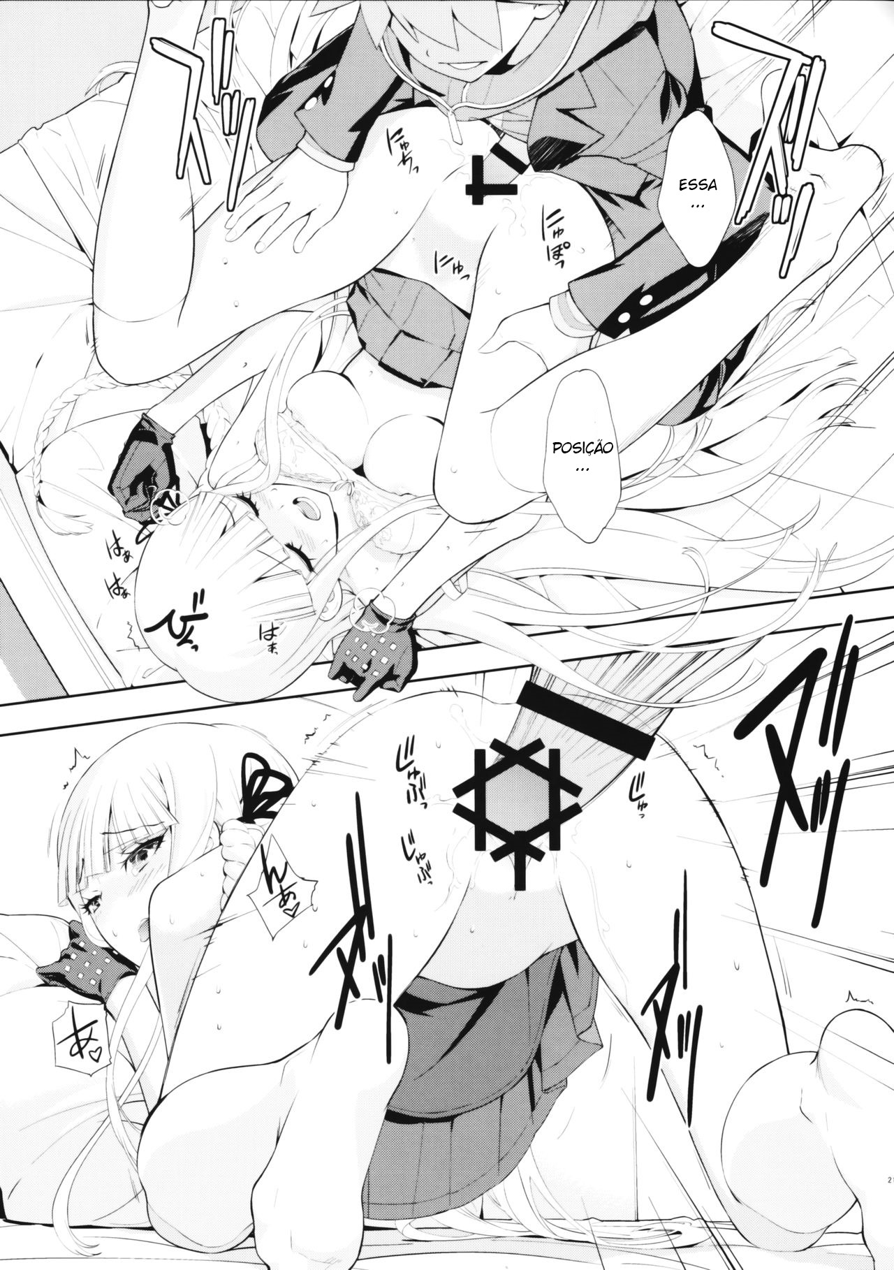 (C93) [Hapoi-Dokoro (Okazaki Takeshi)] accident 2 (Danganronpa) [Portuguese-BR] Bildnummer 20