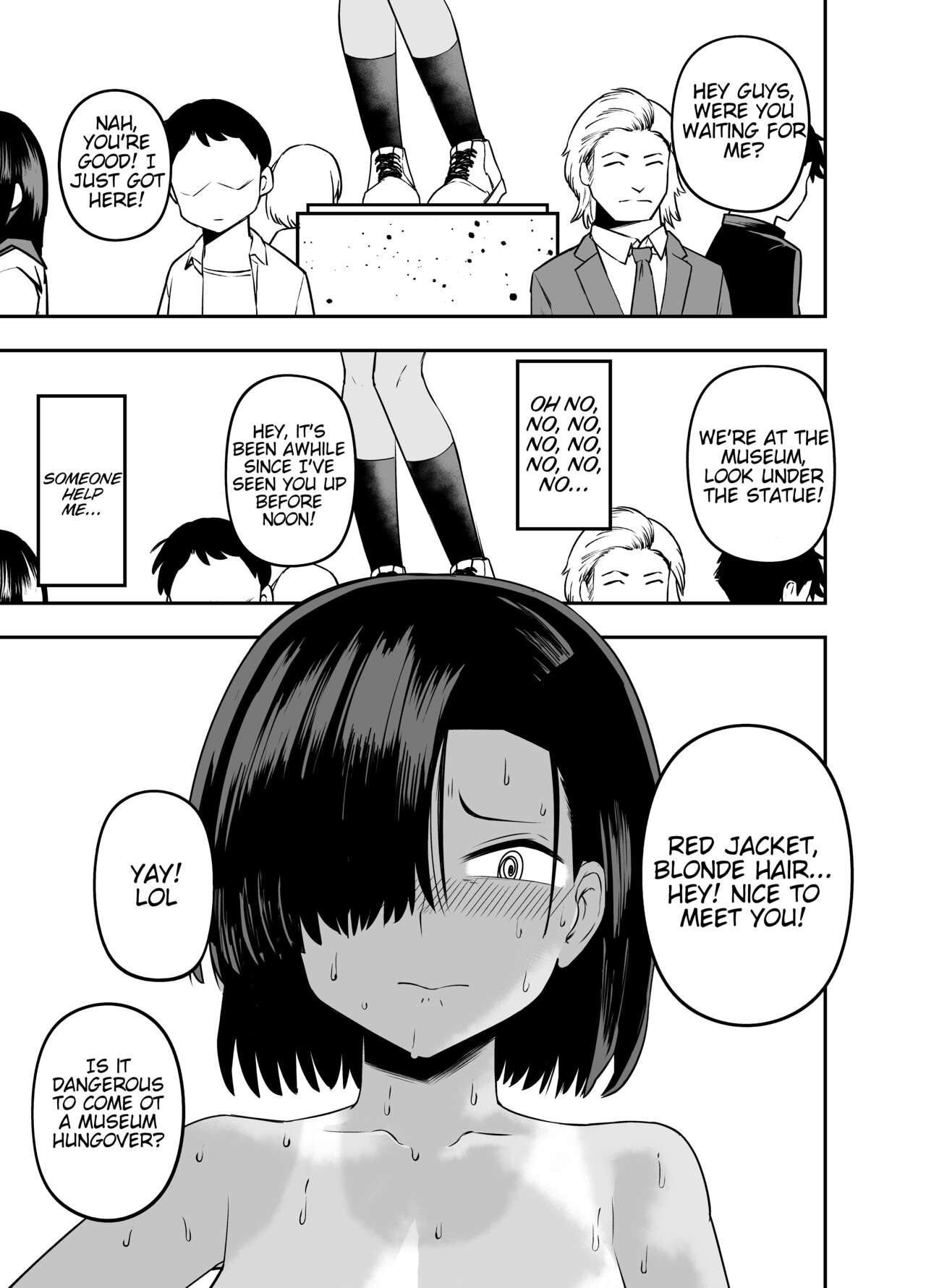 [Sochiin Shounen Gasshoudan (Ashikoshi Gakugaku Iwashi Tarou)] Watashi wa Tanin ni Mirarete Koufun suru Hentai Janai noni | I'm Not Some Pervert Who Gets Off On Being Watched!! [English] image number 3