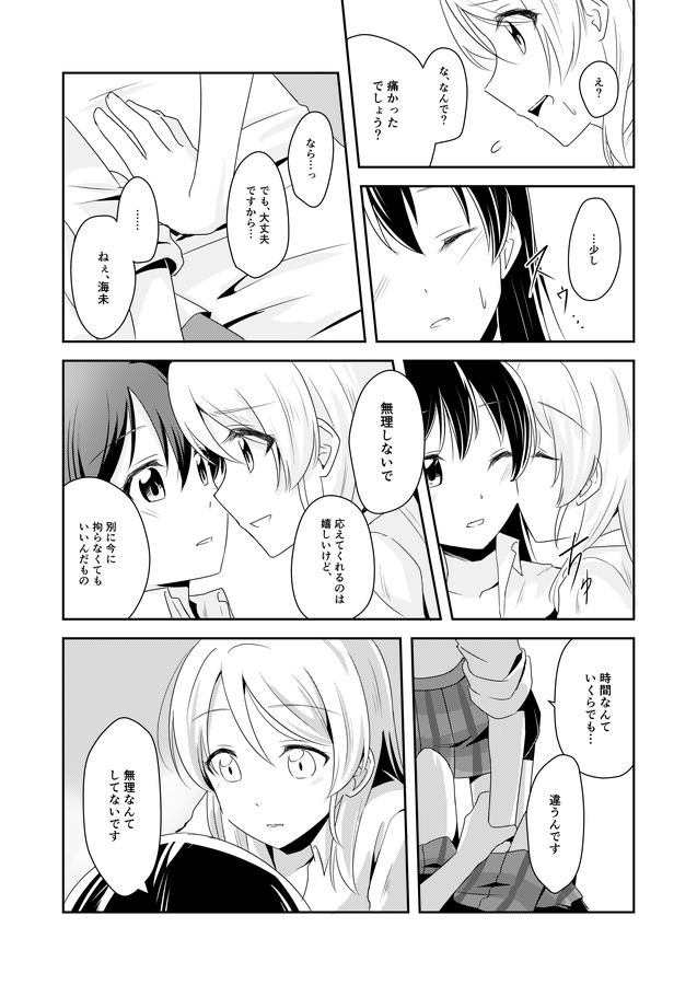 [COCOA+ (ラテ・ラピク)] えりうみが百合えっちする本 (ラブライブ!) [DL版] imagen número 5