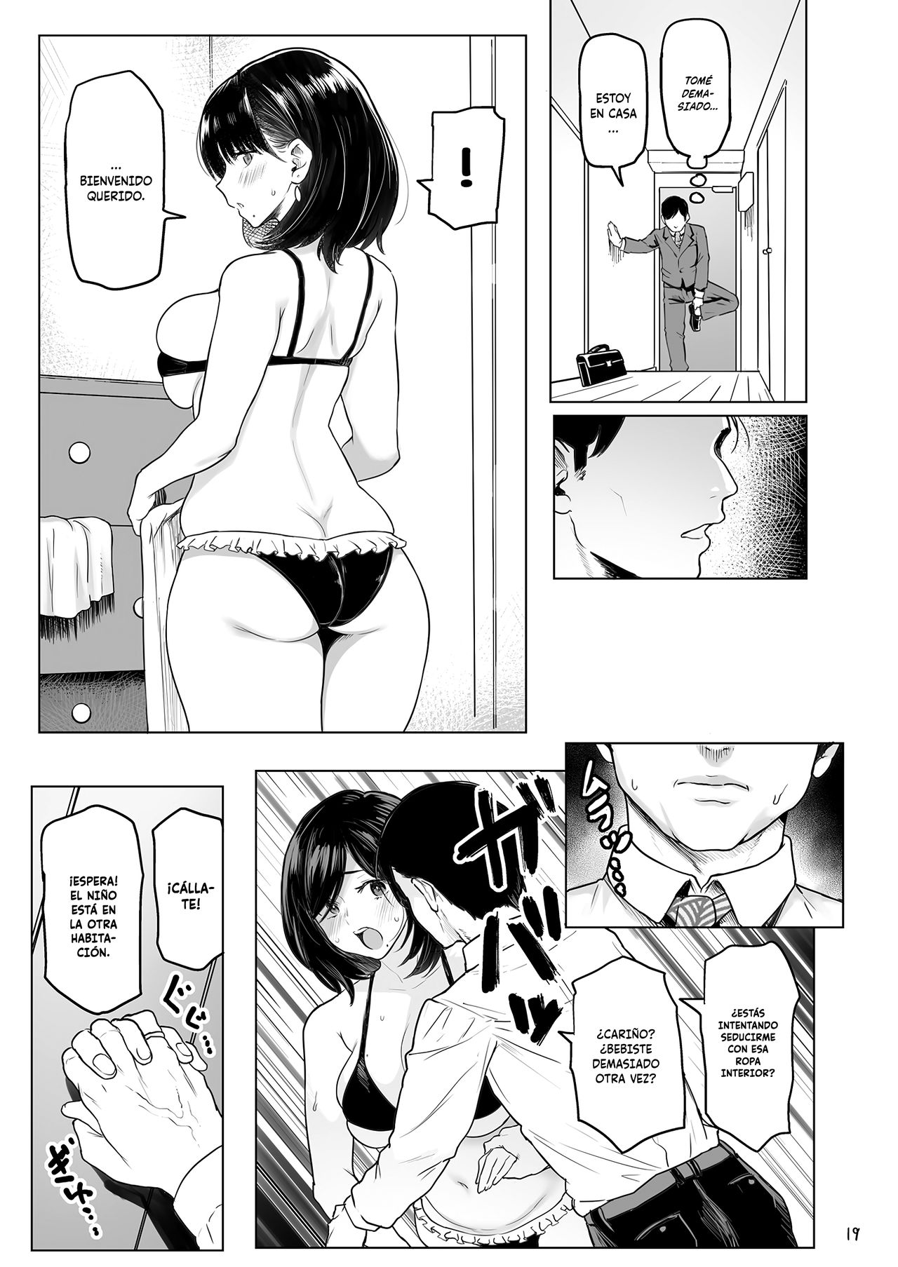 [Memeya (Meme50)] Hitozuma Haramu | Embarazando a una mujer casada [Spanish] [SketNatsu + Shirosaki Scans] [Digital] numero di immagine  21