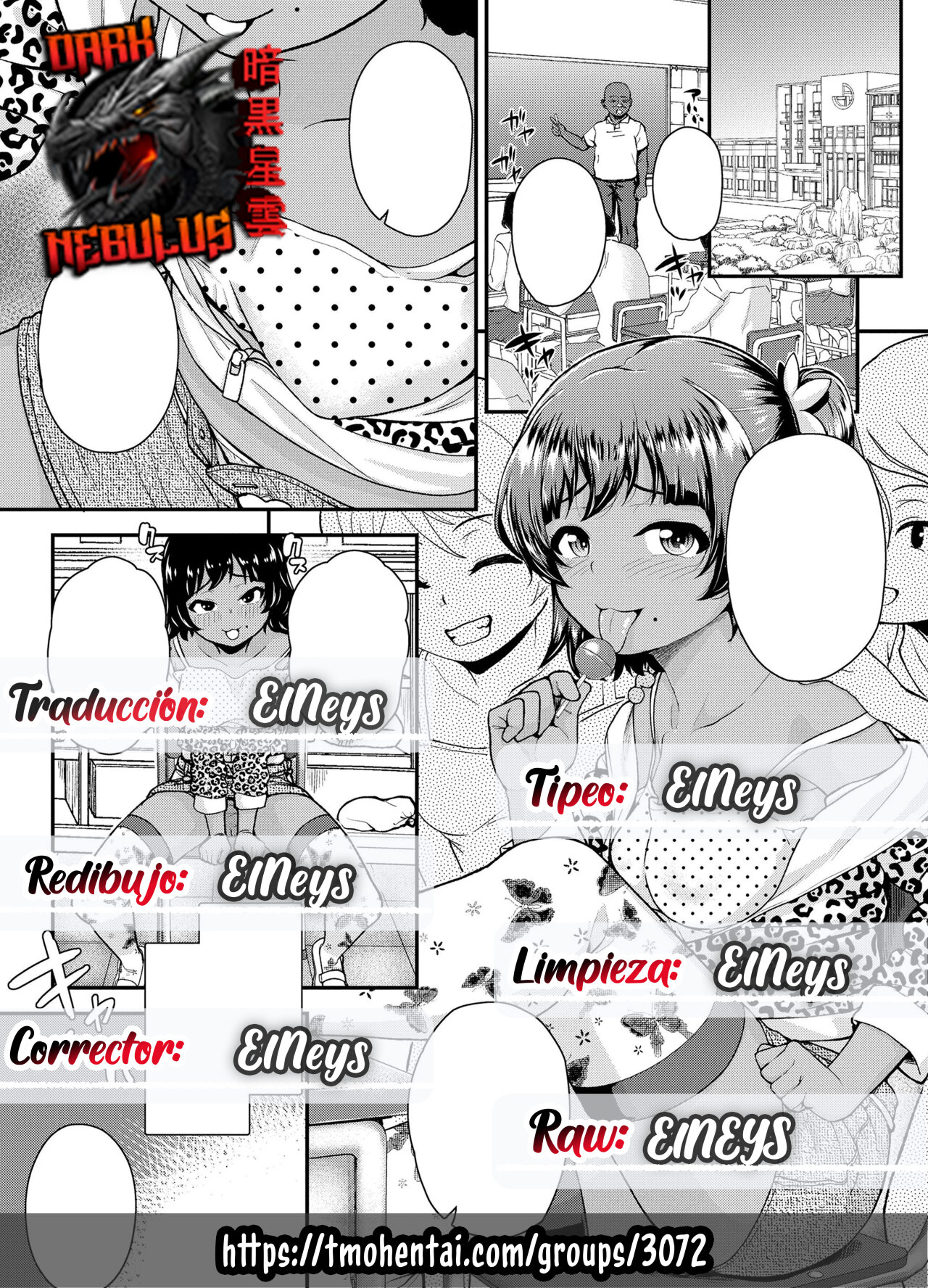 [Hikoma Hiroyuki] Bicchi na Mesugaki Tenkousei (Gouin ni Kusogaki Mesuana Dochutte Mita (Wara)) [Spanish] [Dark Nebulus] [Digital] image number 21