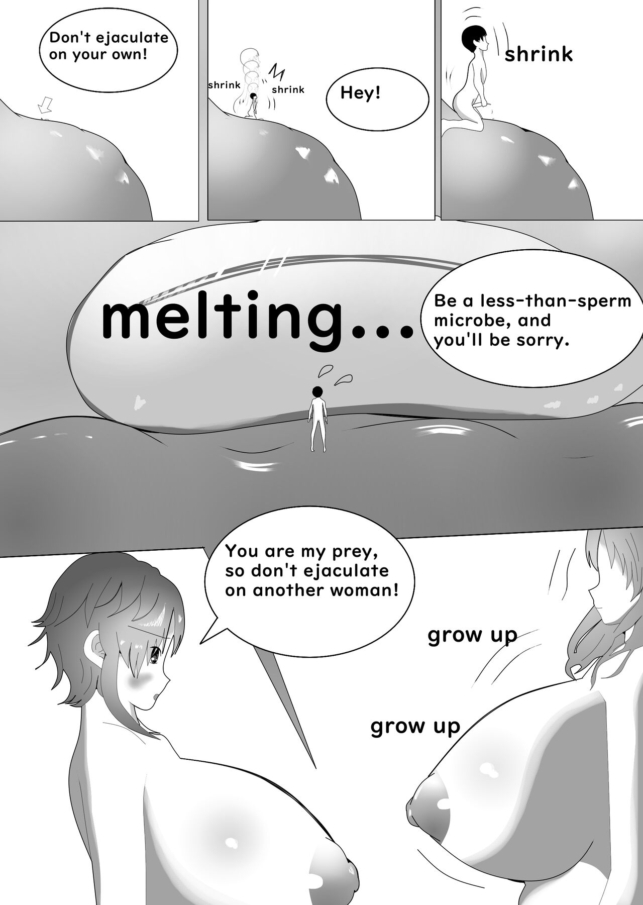 [MyuneShrinker] A woman Who Gets Bigger And A Man Who Gets Smaller 图片编号 11