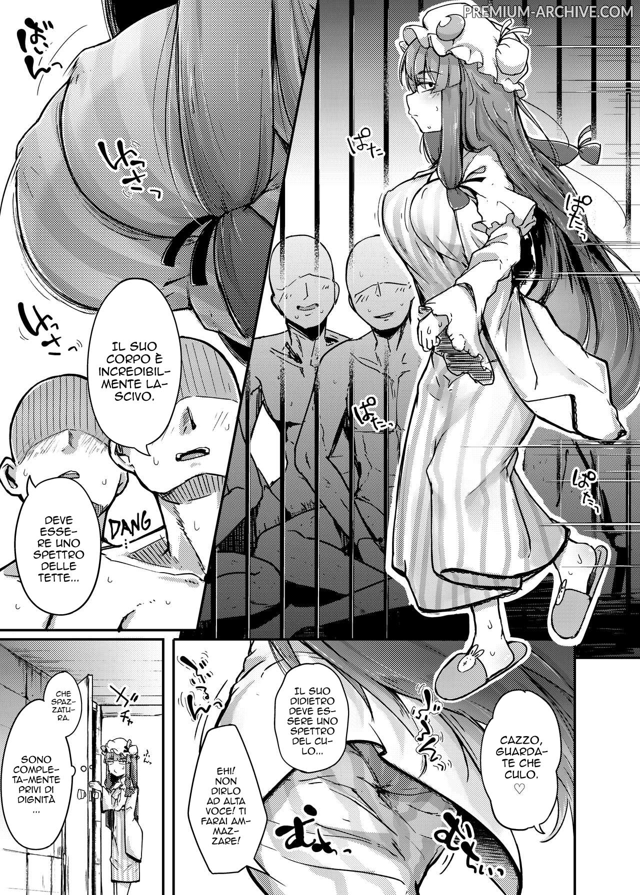 [Jikahatsudensho (flanvia)] Ana to Muttsuri Dosukebe Daitoshokan | Il Buco e la Bibliotecaria Perversa (Touhou Project) [Italian] [Digital] 이미지 번호 5