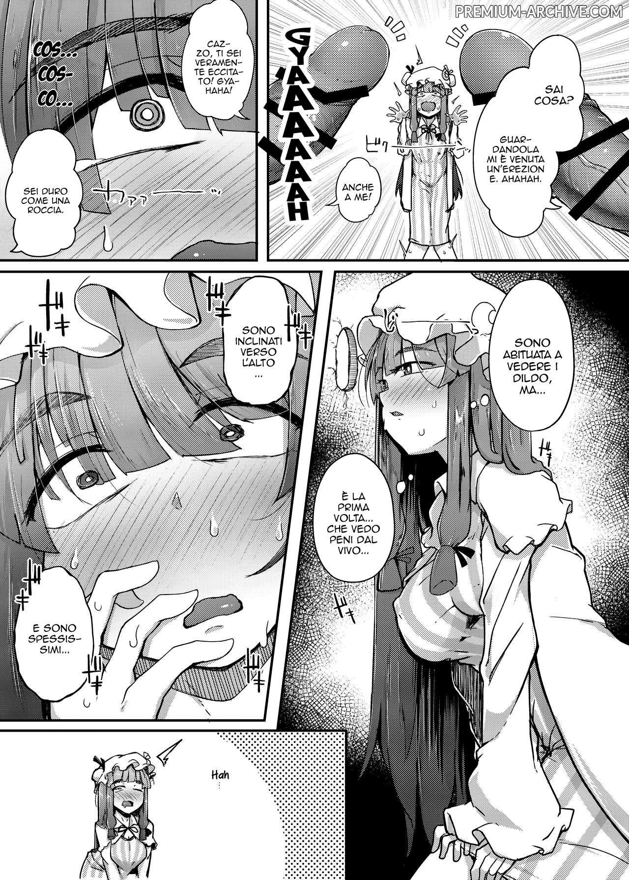 [Jikahatsudensho (flanvia)] Ana to Muttsuri Dosukebe Daitoshokan | Il Buco e la Bibliotecaria Perversa (Touhou Project) [Italian] [Digital] image number 7