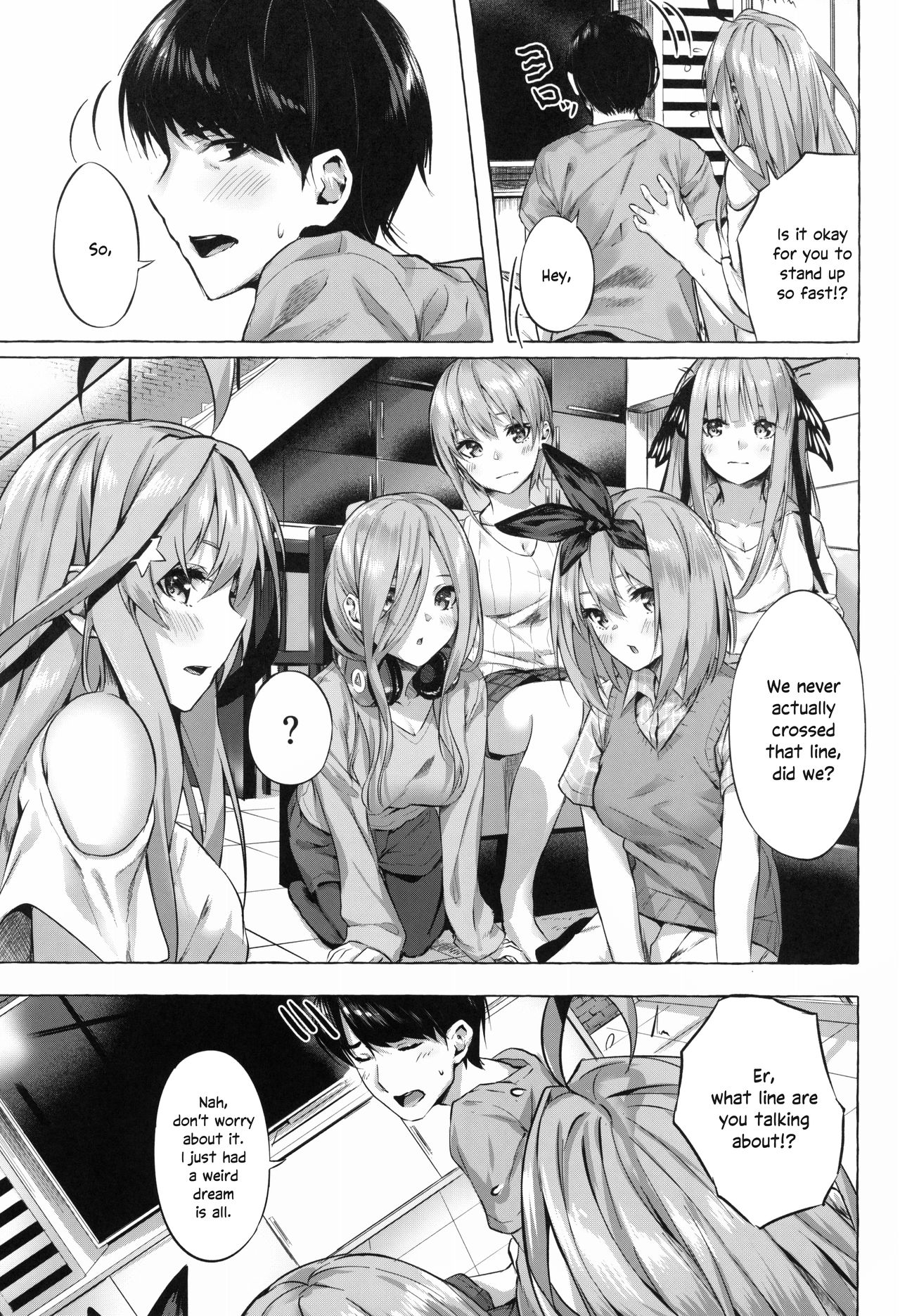 (C96) [Sawaraya Shoten (Sahara Gensei)] Gotoubun no Sorayume | A Five-Part Fantasy (Gotoubun no Hanayome) [English] image number 35