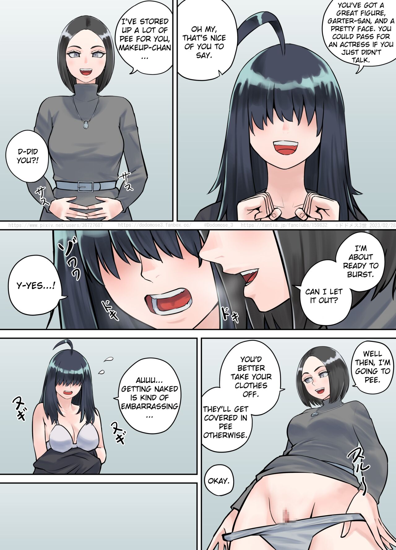 [DODOMESU3SEI] Gāta-chan ga Sutaffu ni Oshikko o Nomase tari non dari suru Hanashi [English] 图片编号 4