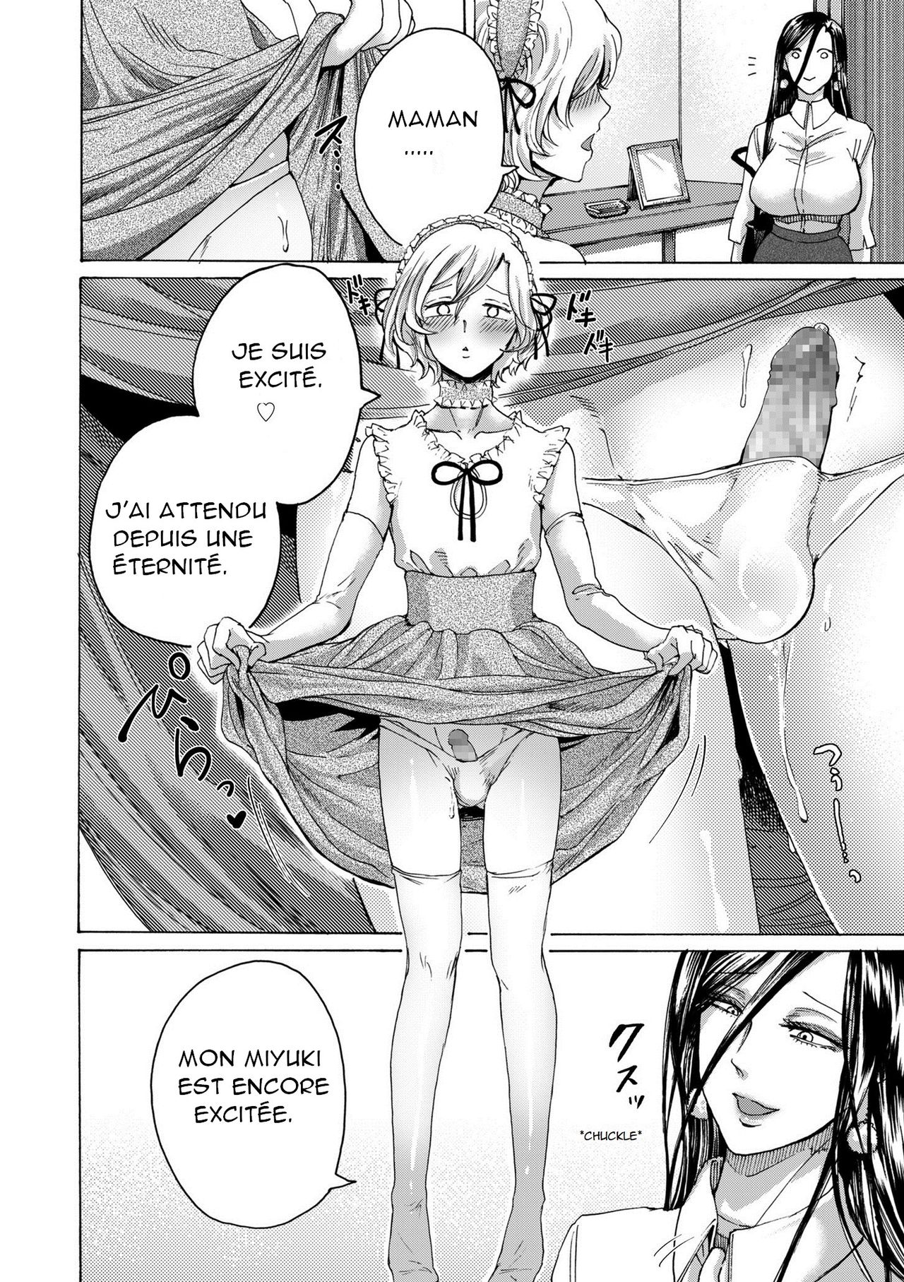 [Hasebe Soutsu] Boku wa Mama no Musume | I am my mom's daughter (comic KURiBERON DUMA 2019-05 Vol.14) [French] image number 2