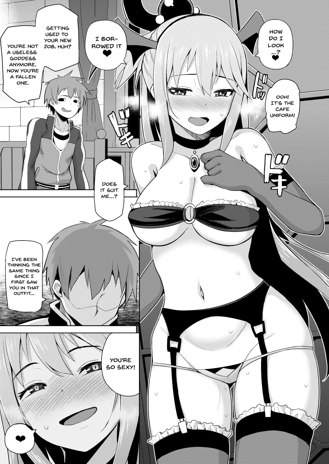 [Tamaya (Nonaka Tama)] Damegami-sama no Succubus Beit! | A Worthless Goddess (Kono Subarashii Sekai ni Syukufuku o!) [English] {Doujins.com} [Digital] 图片编号 18